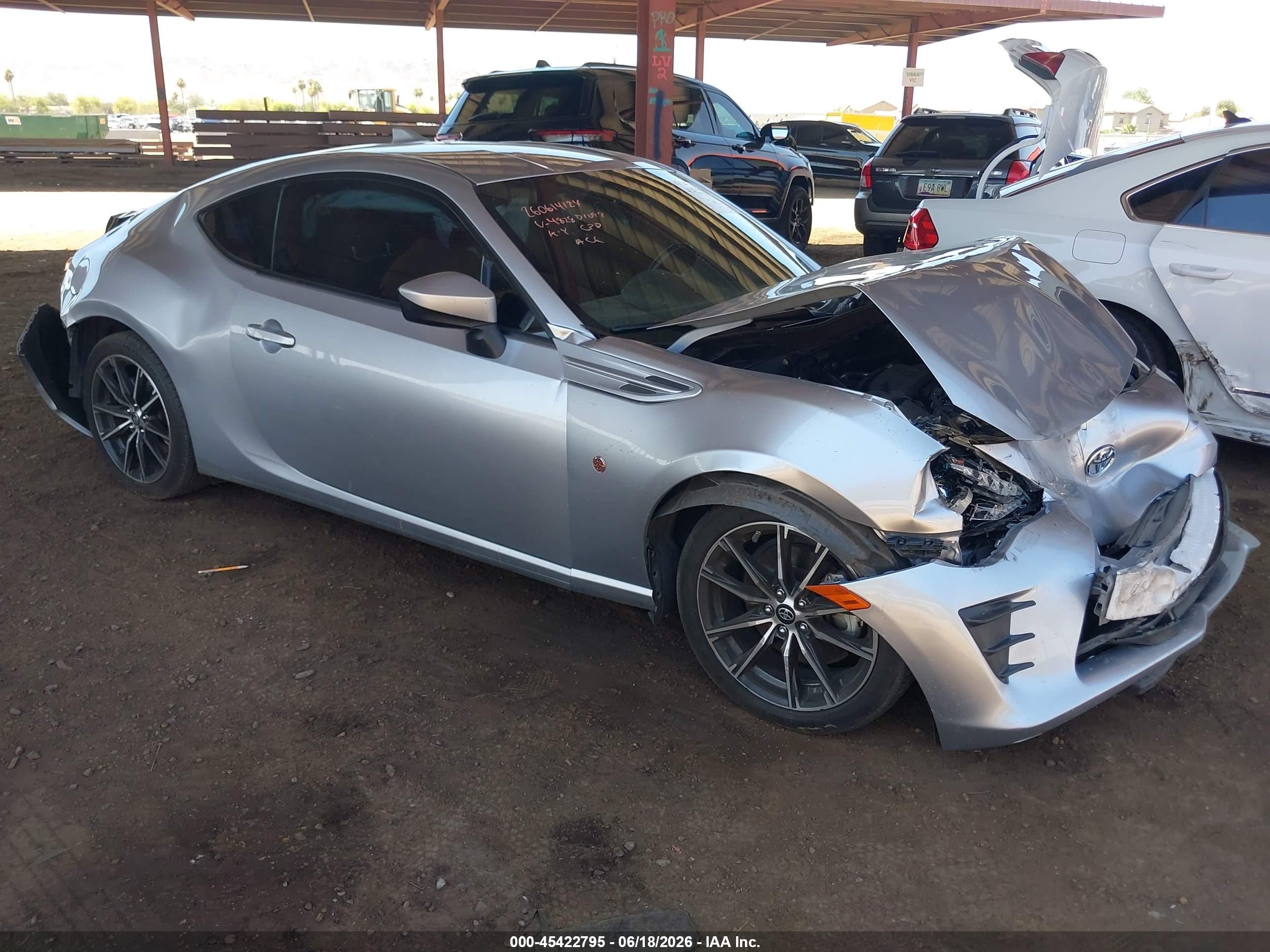 2017 Toyota 86, VIN JF1ZNAA1XH8704828 — All over
