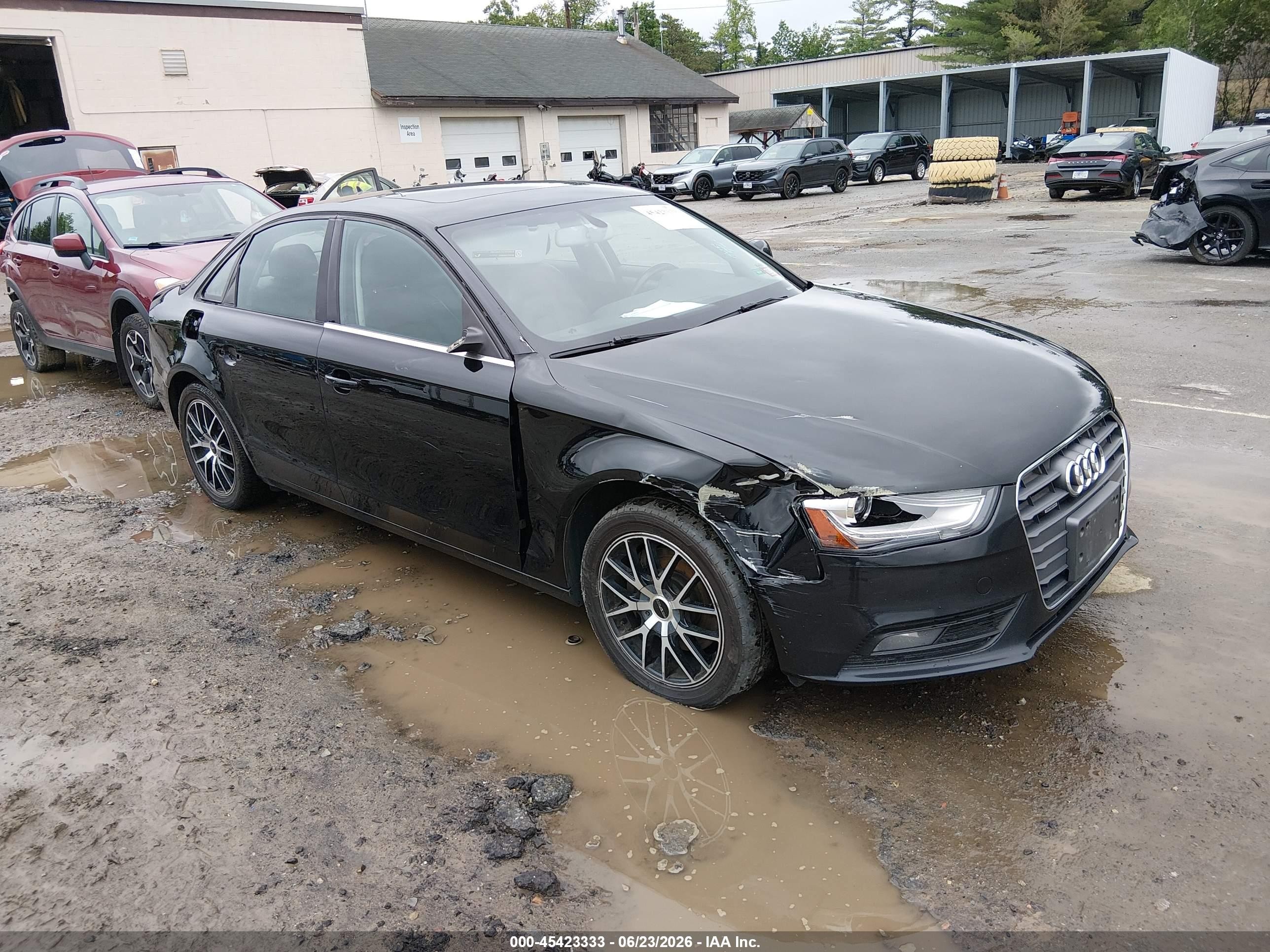 2013 Audi A4 Premium, VIN WAUBFAFL2DN008220 — Side