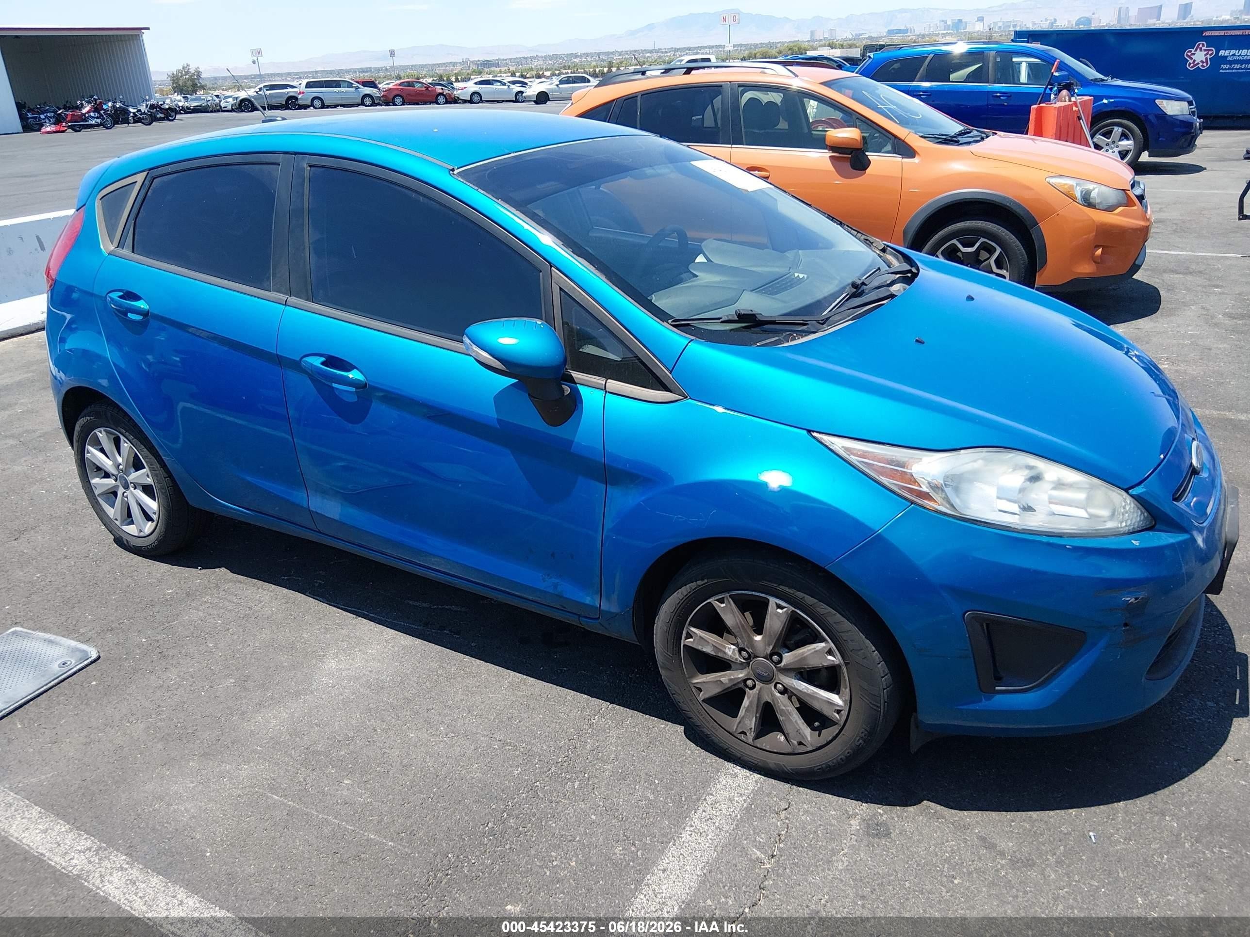2013 Ford Fiesta SE, VIN 3FADP4EJ6DM186223 — Normal wear