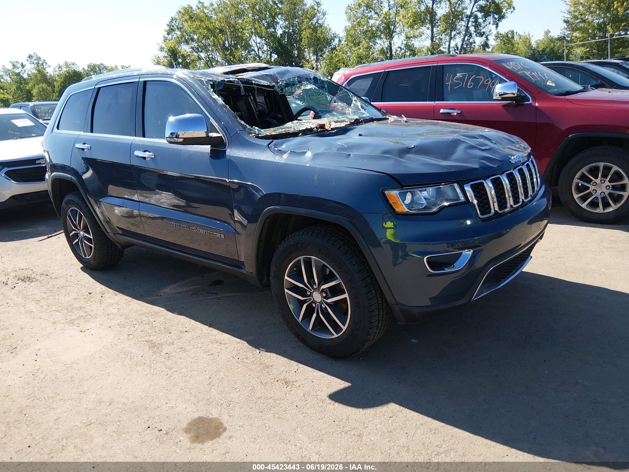 2020 Jeep Grand Cherokee Limited, VIN 1C4RJFBG9LC299976 — Roof