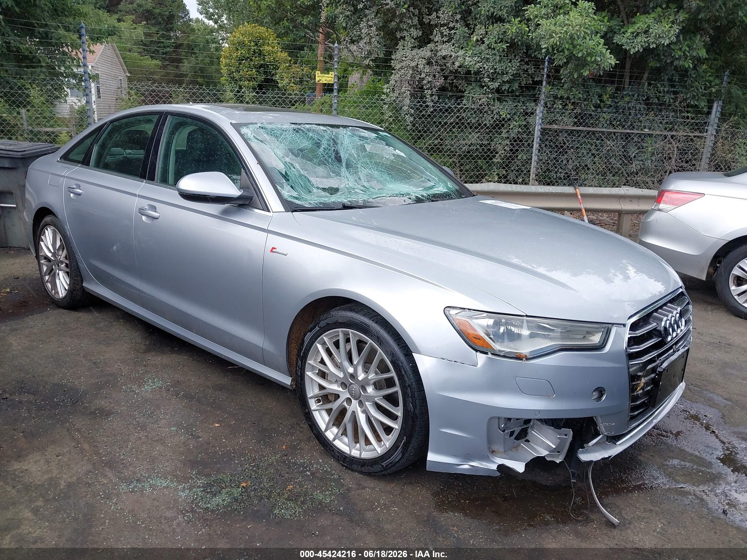 2016 Audi A6 Premium Plus, VIN WAUFGAFC8GN004417 — Front end