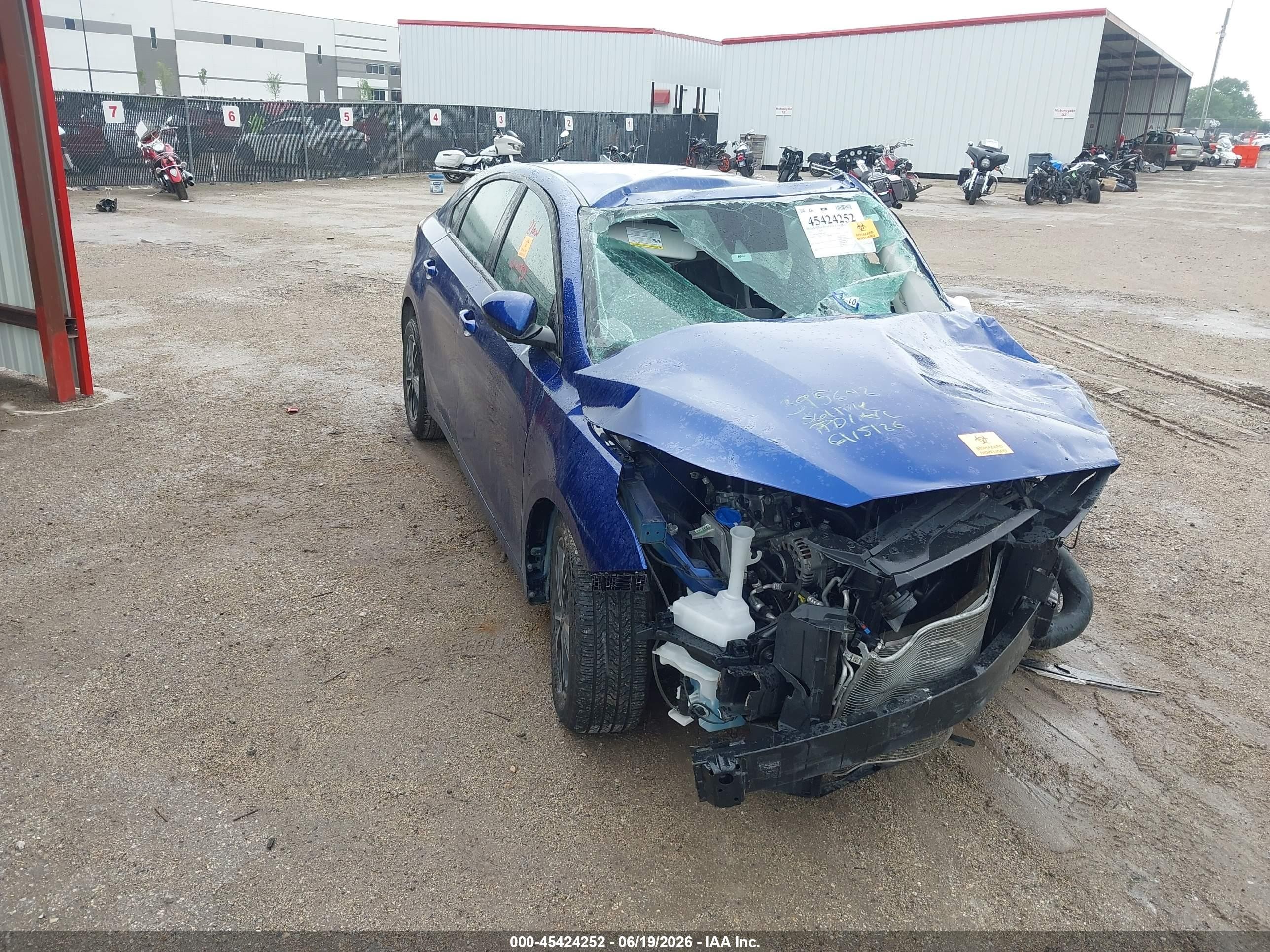 2024 Kia Forte LXS, VIN 3KPF24AD1RE740819 — Biohazard / chemical