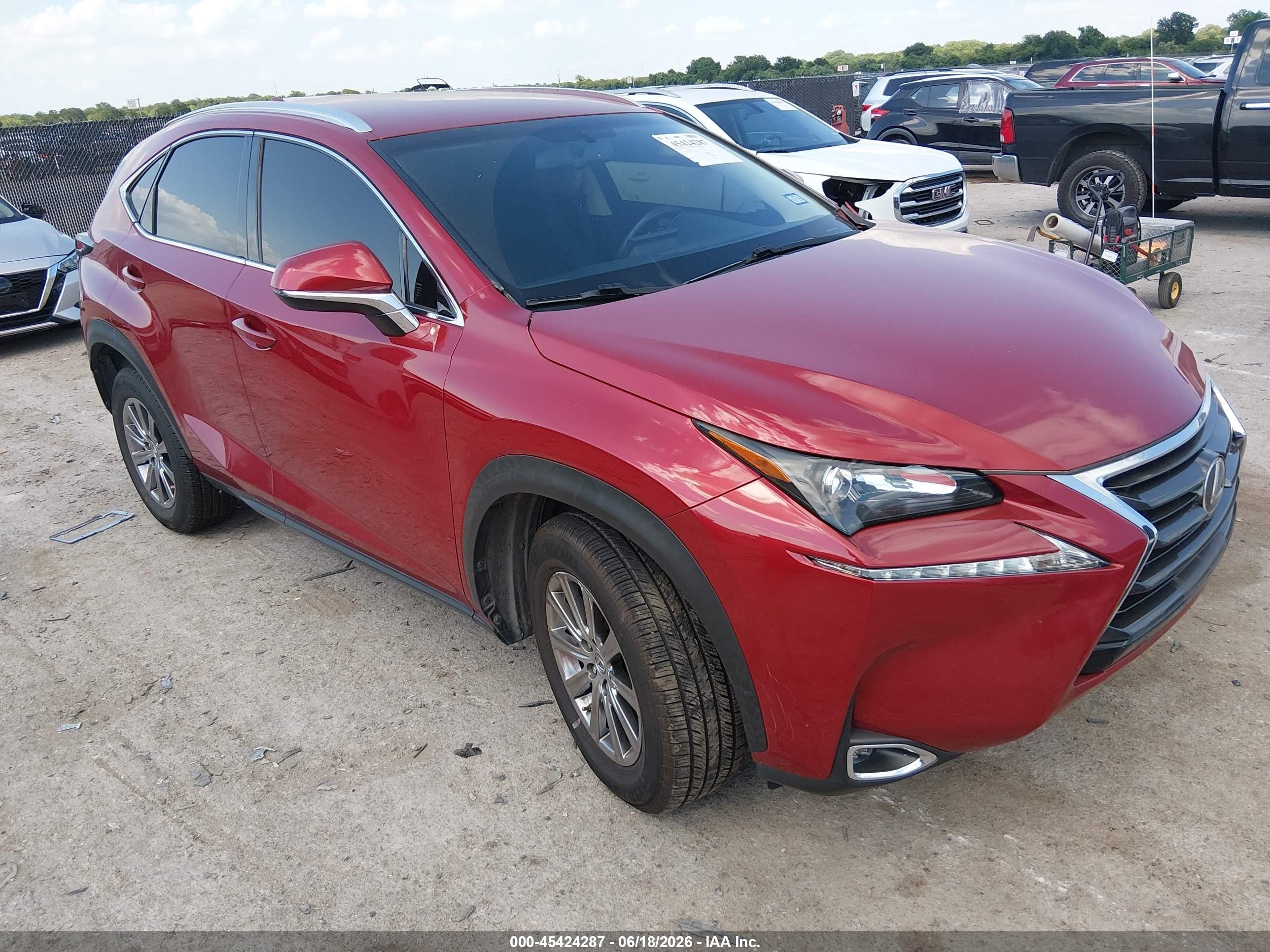 2017 Lexus NX 200t, VIN JTJYARBZ4H2078584 — Front end