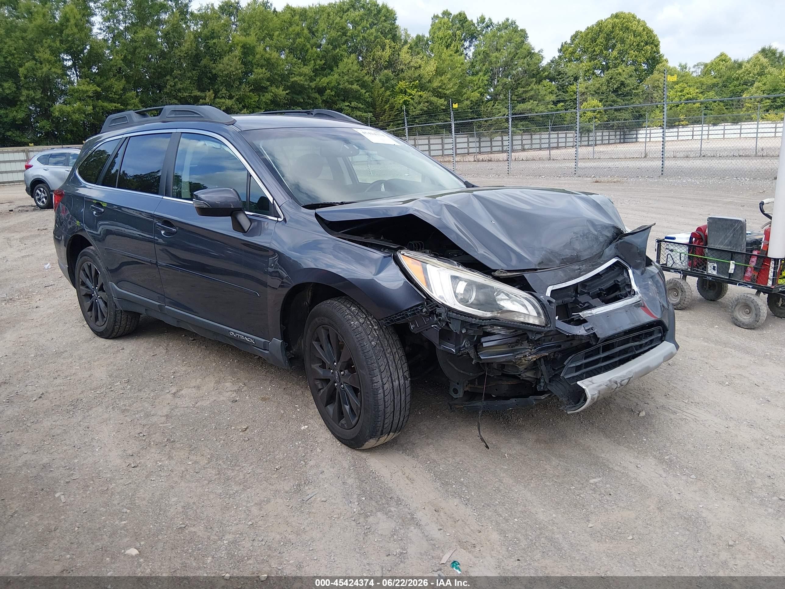 2016 Subaru Outback Limited, VIN 4S4BSAJC7G3299315 — Front end