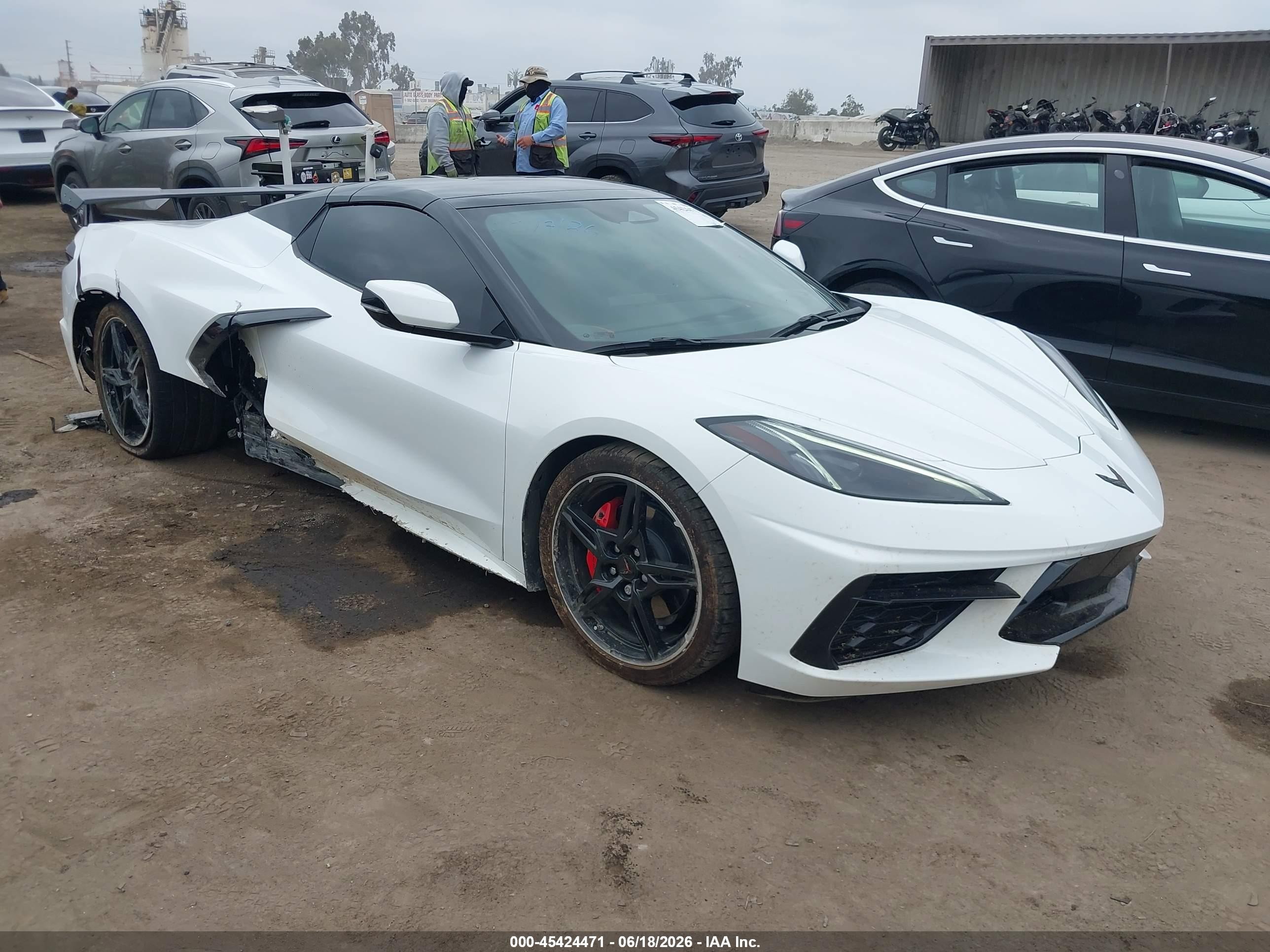 2024 Chevrolet Corvette 3LT, VIN 1G1YC3D46R5102498 — Rear end