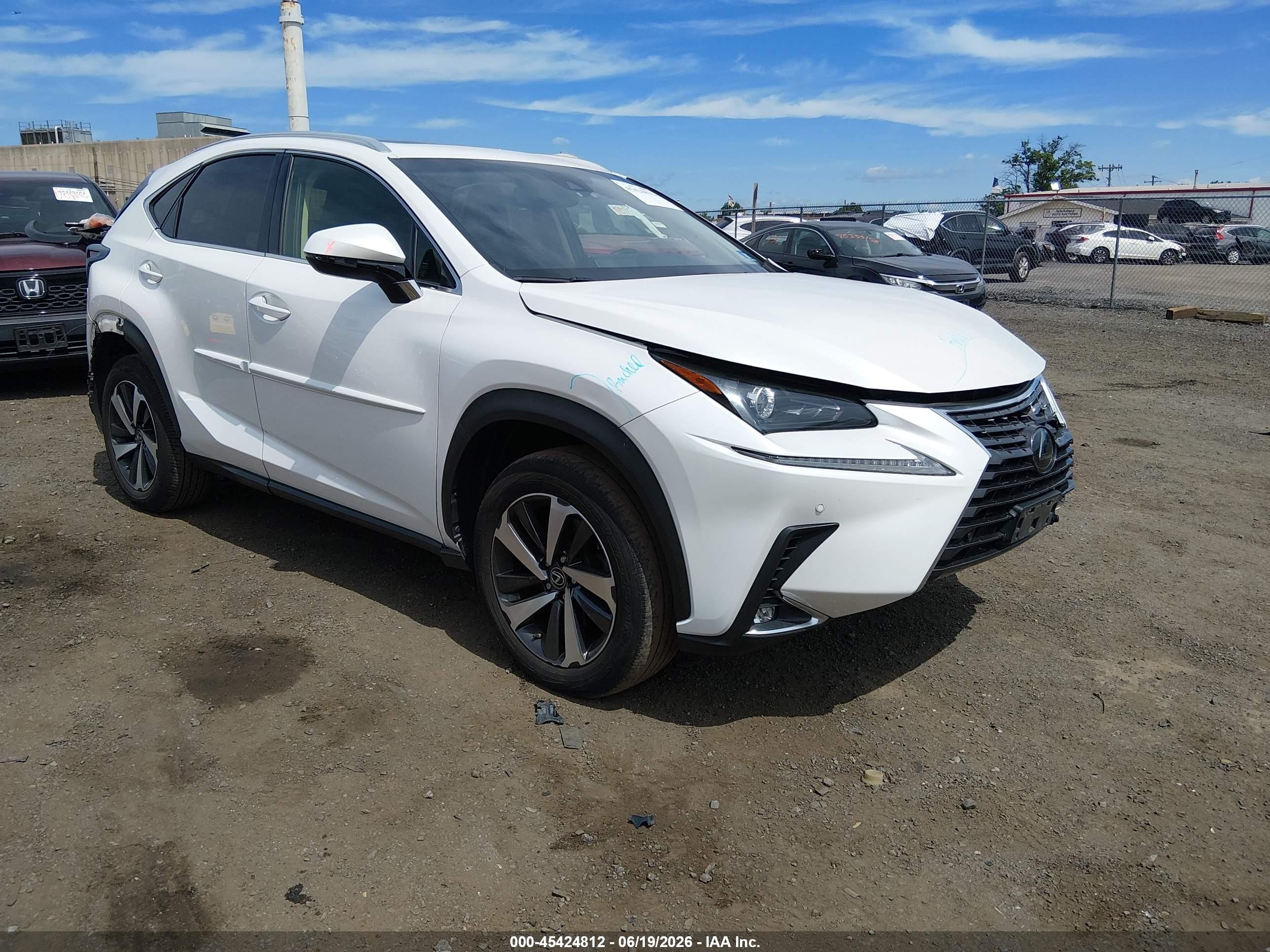 2019 Lexus NX 300, VIN JTJBARBZ0K2181269 — Front end