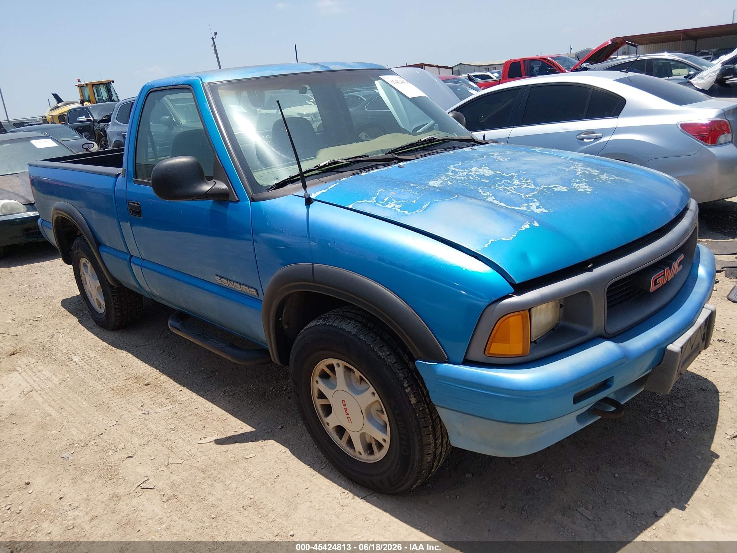 1995 GMC Sonoma, VIN 1GTDT14W9SK519908 — Обычный износ