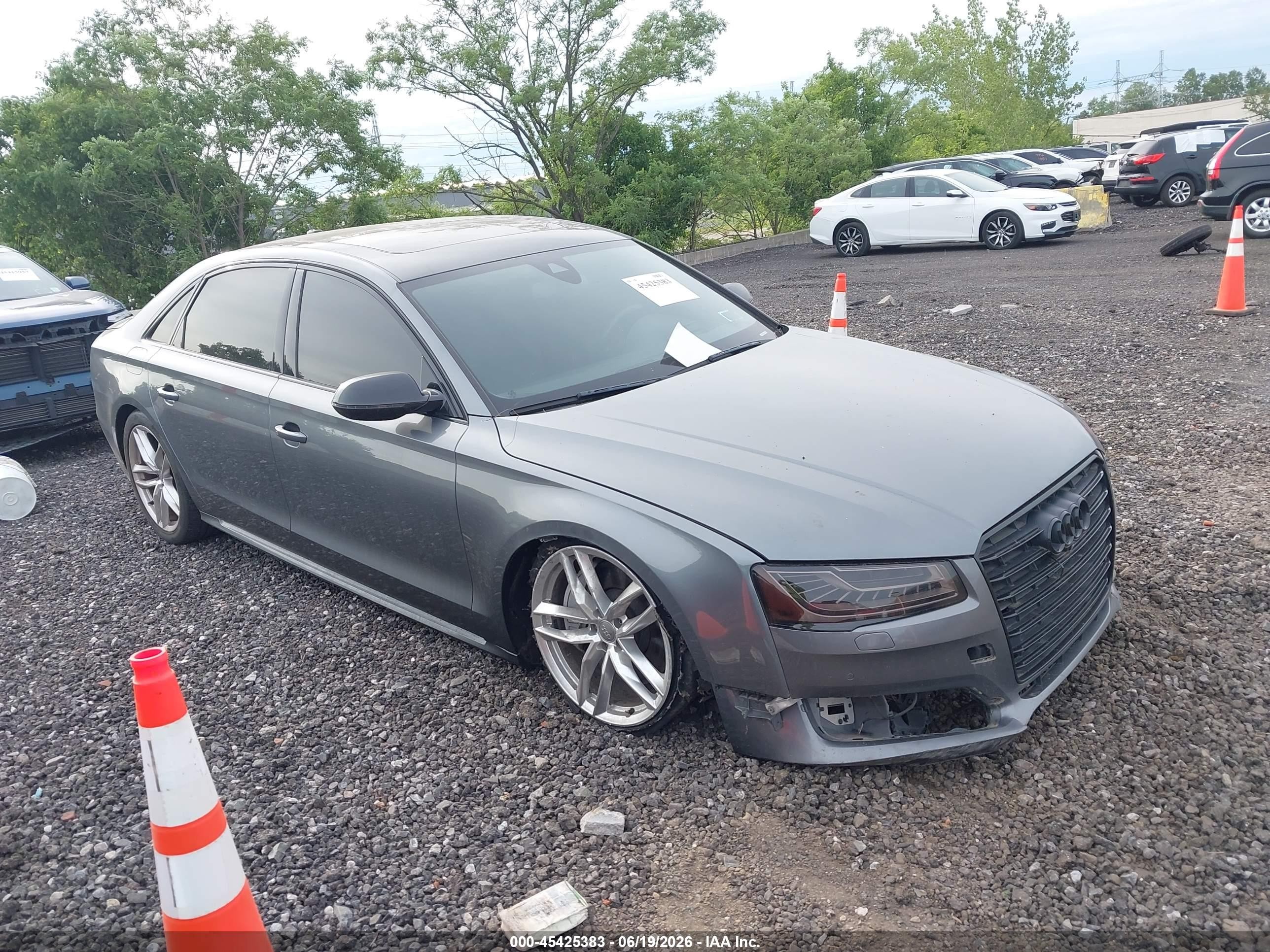 2017 Audi A8 Sport, VIN WAU43AFD4HN007859 — Front end