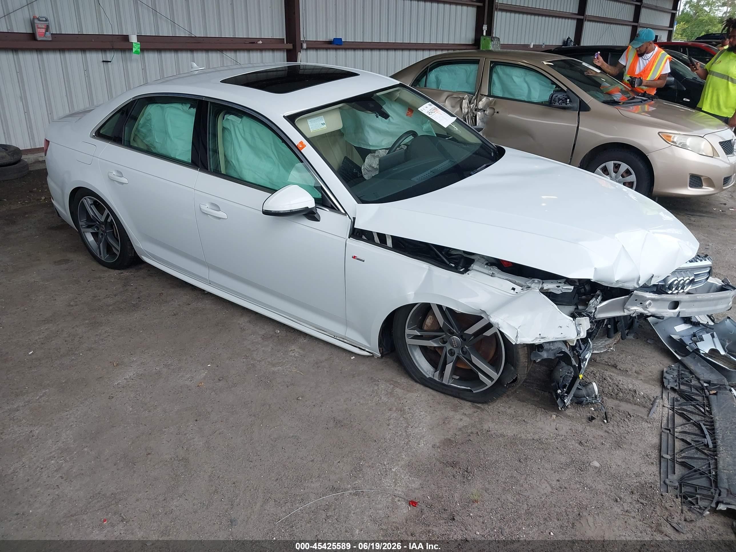 2018 Audi A4 Premium Plus, VIN WAUENAF49JN013421 — Not stated