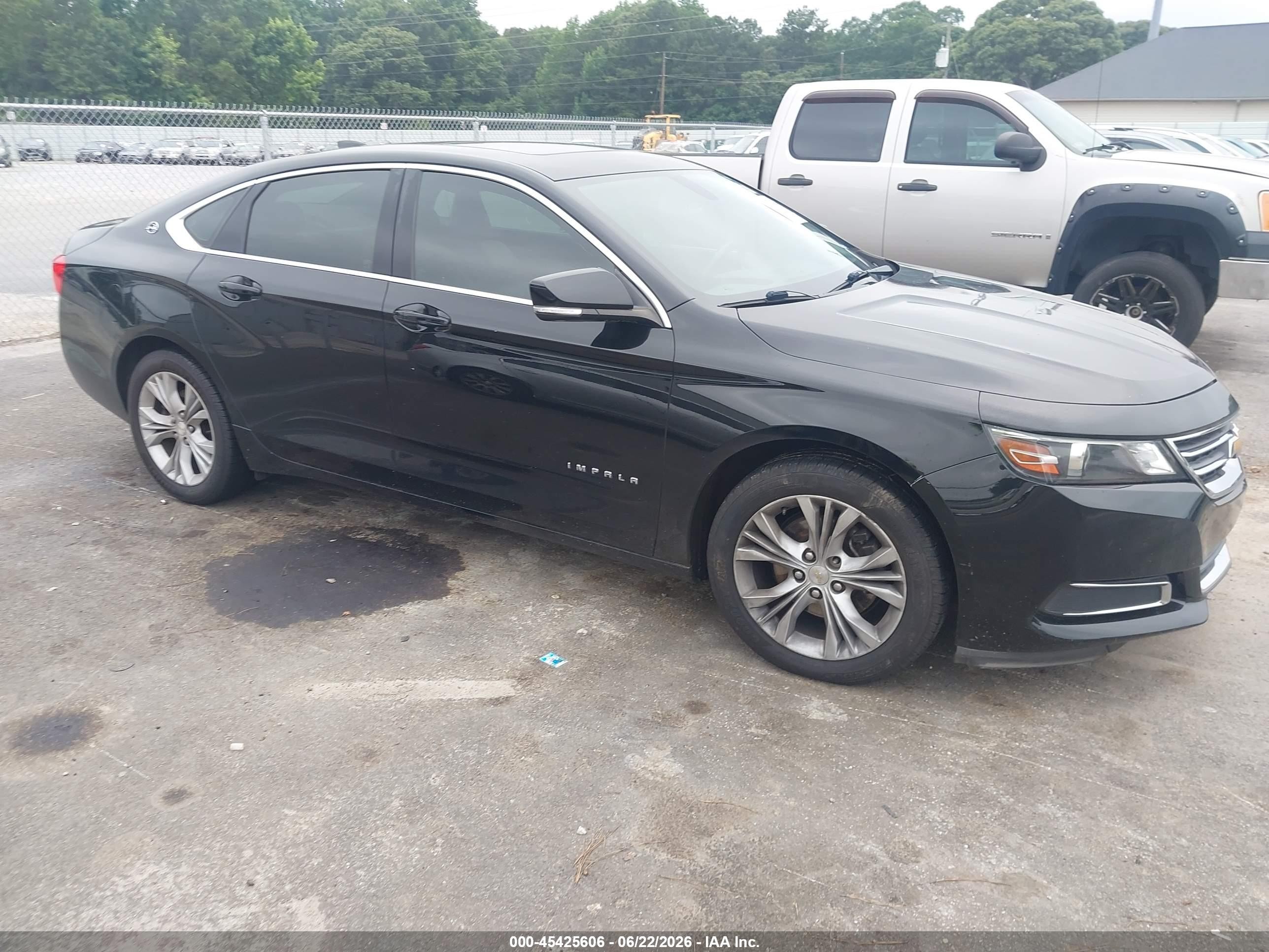 2015 Chevrolet Impala LT, VIN 2G1115SL0F9167634 — Normal wear