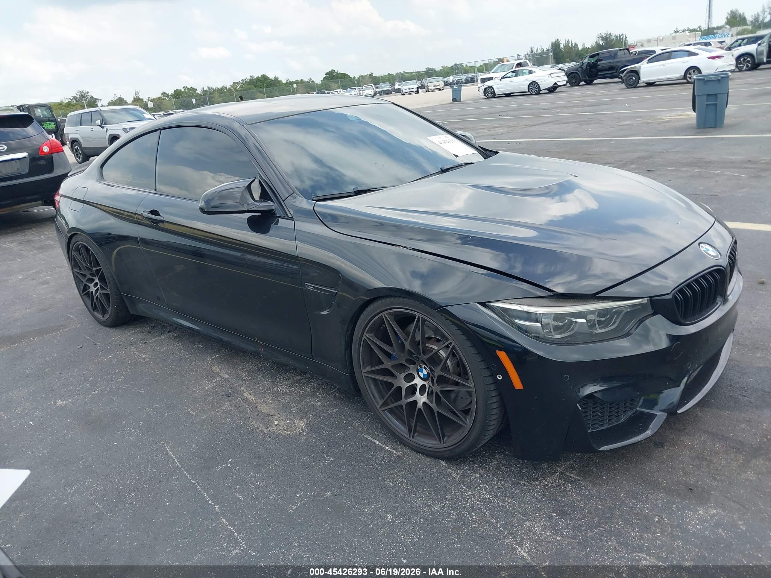 2018 BMW M4, VIN WBS4Y9C5XJAA85376 — Water / flood