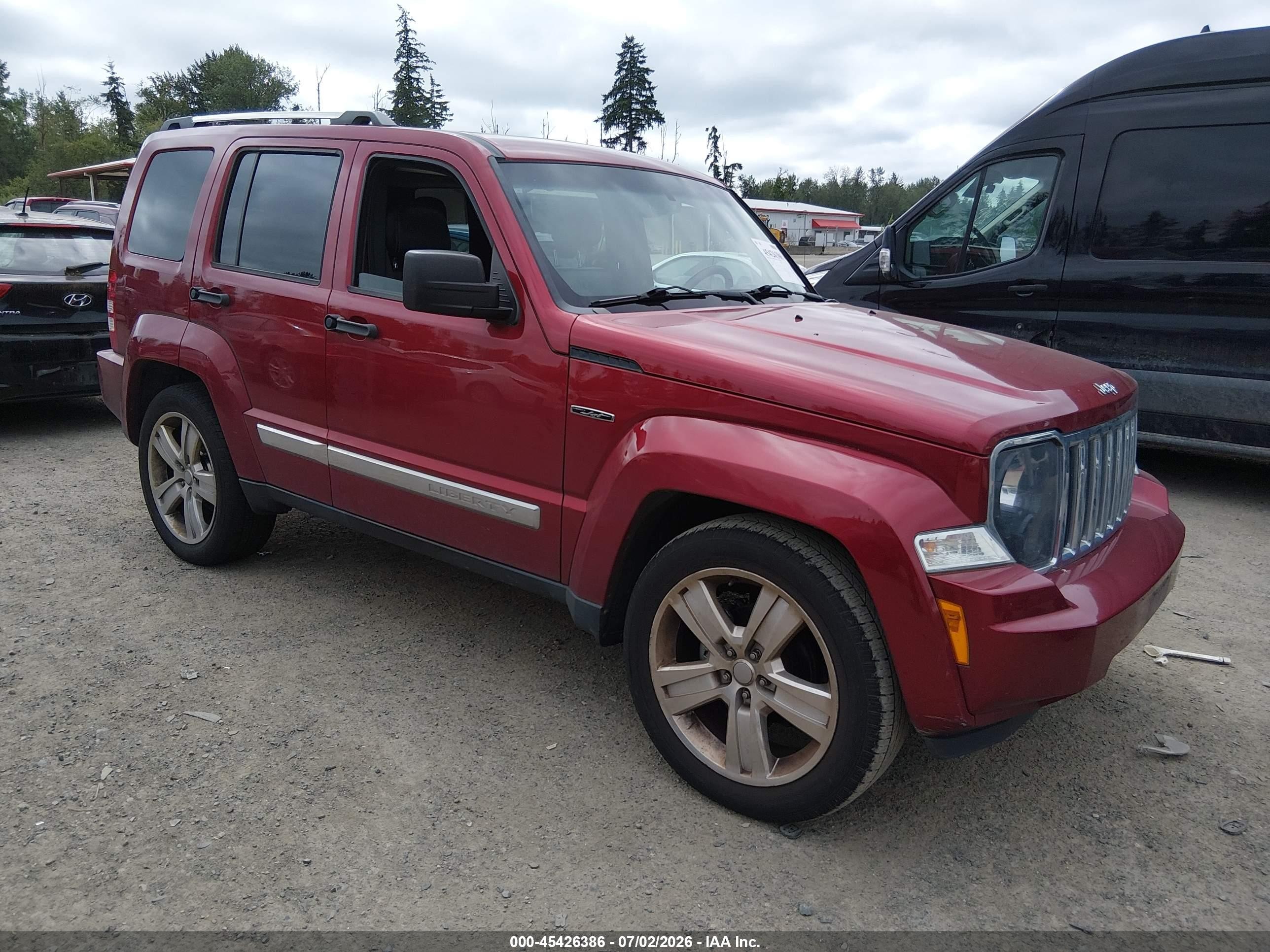 2012 Jeep Liberty Limited Jet, VIN 1C4PJMFK7CW133156 — Обычный износ