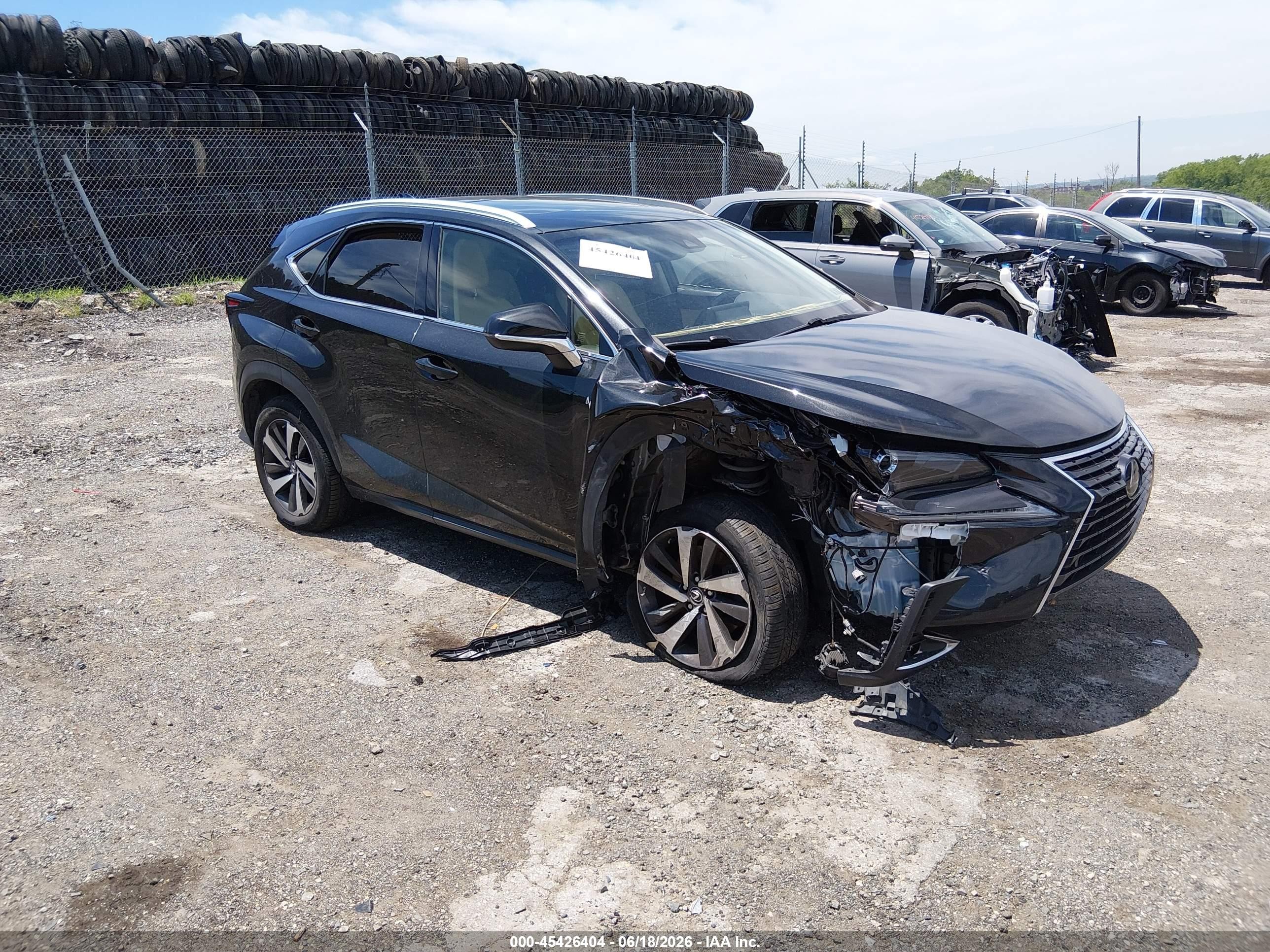 2018 Lexus NX 300 F Sport, VIN JTJBARBZ5J2150596 — Front end