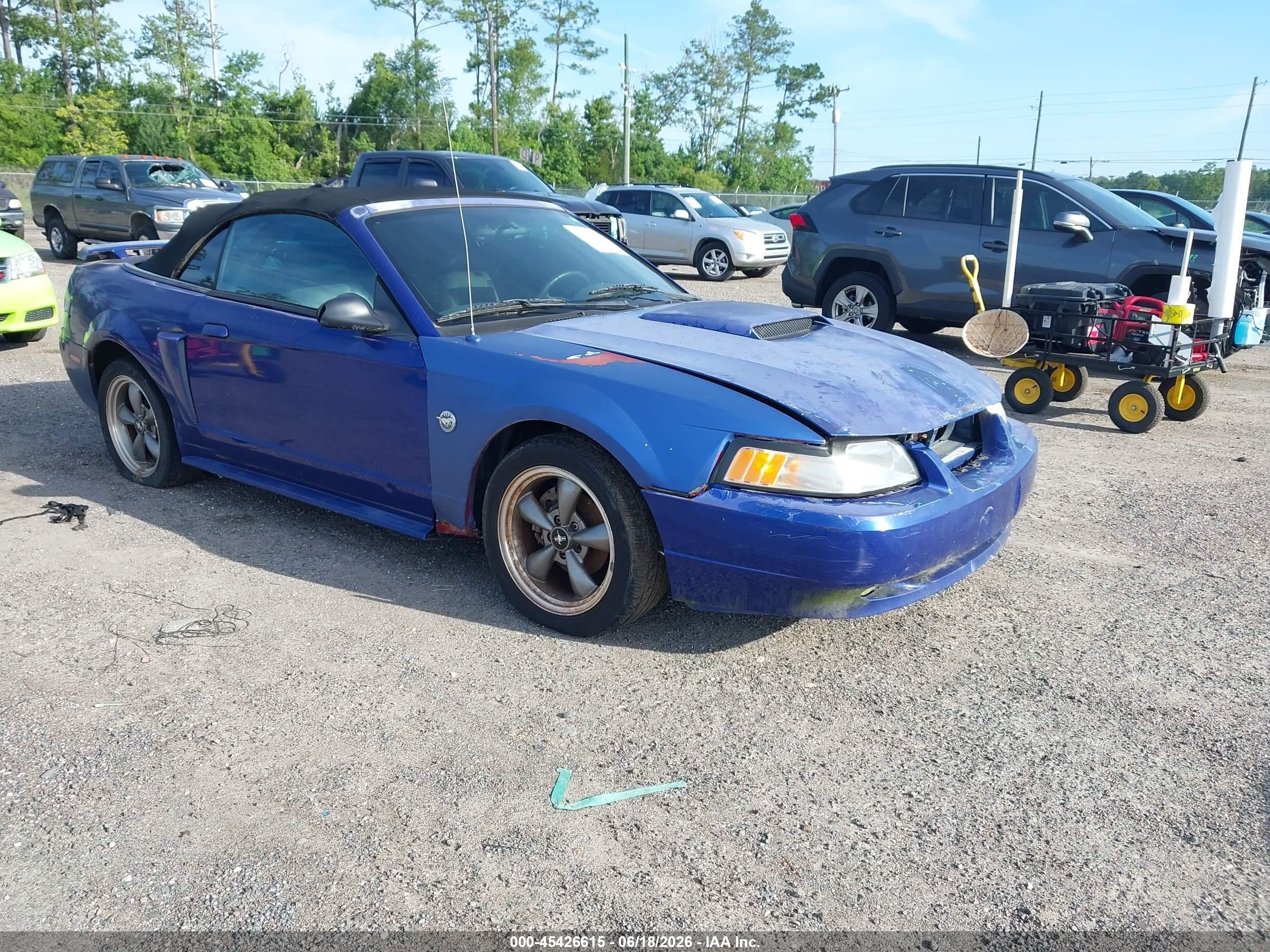 2004 Ford Mustang GT Deluxe, VIN 1FAFP45X24F124976 — Normal wear