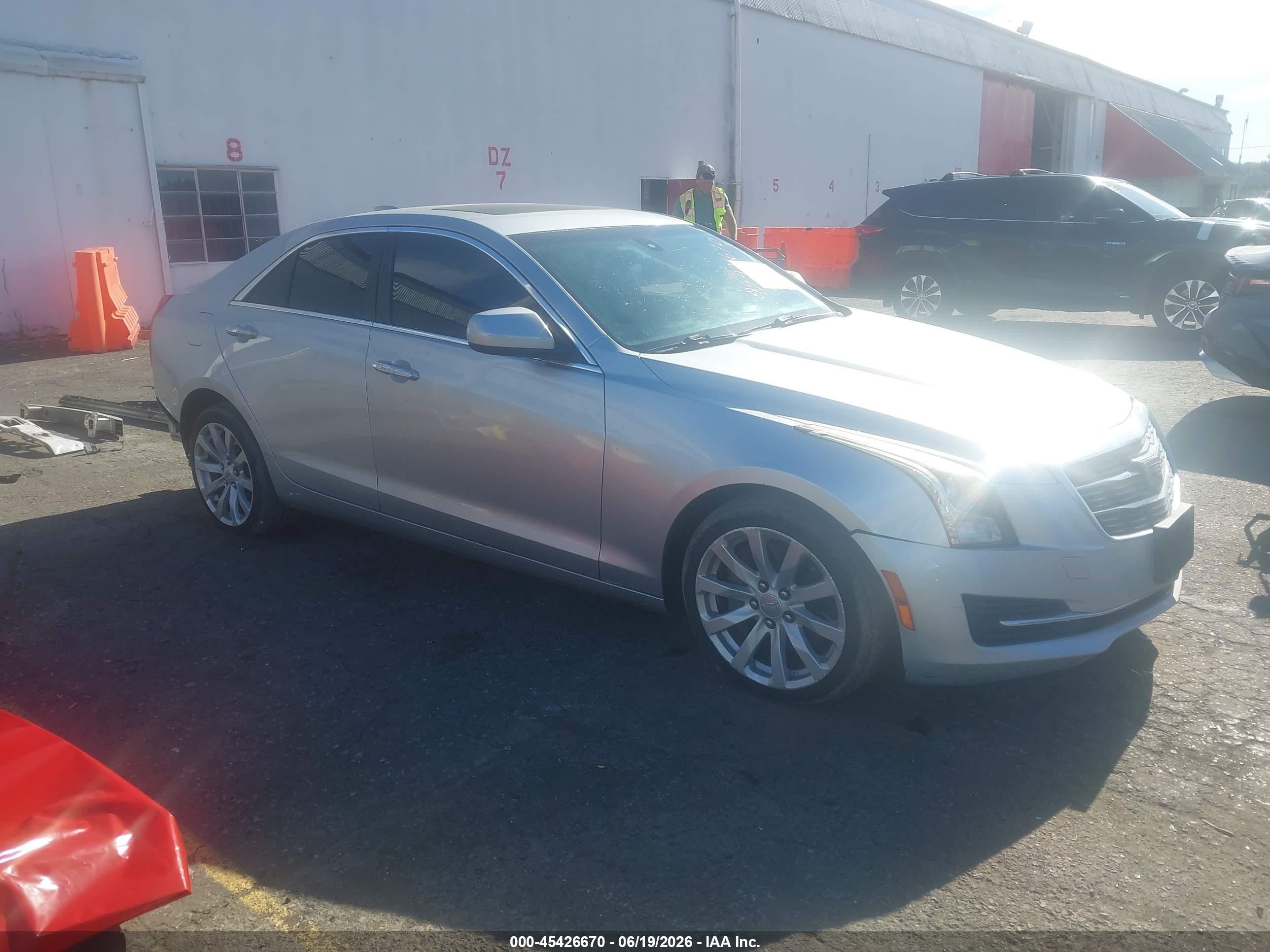 2017 Cadillac ATS AWD, VIN 1G6AG5RX5H0177025 — Rear end