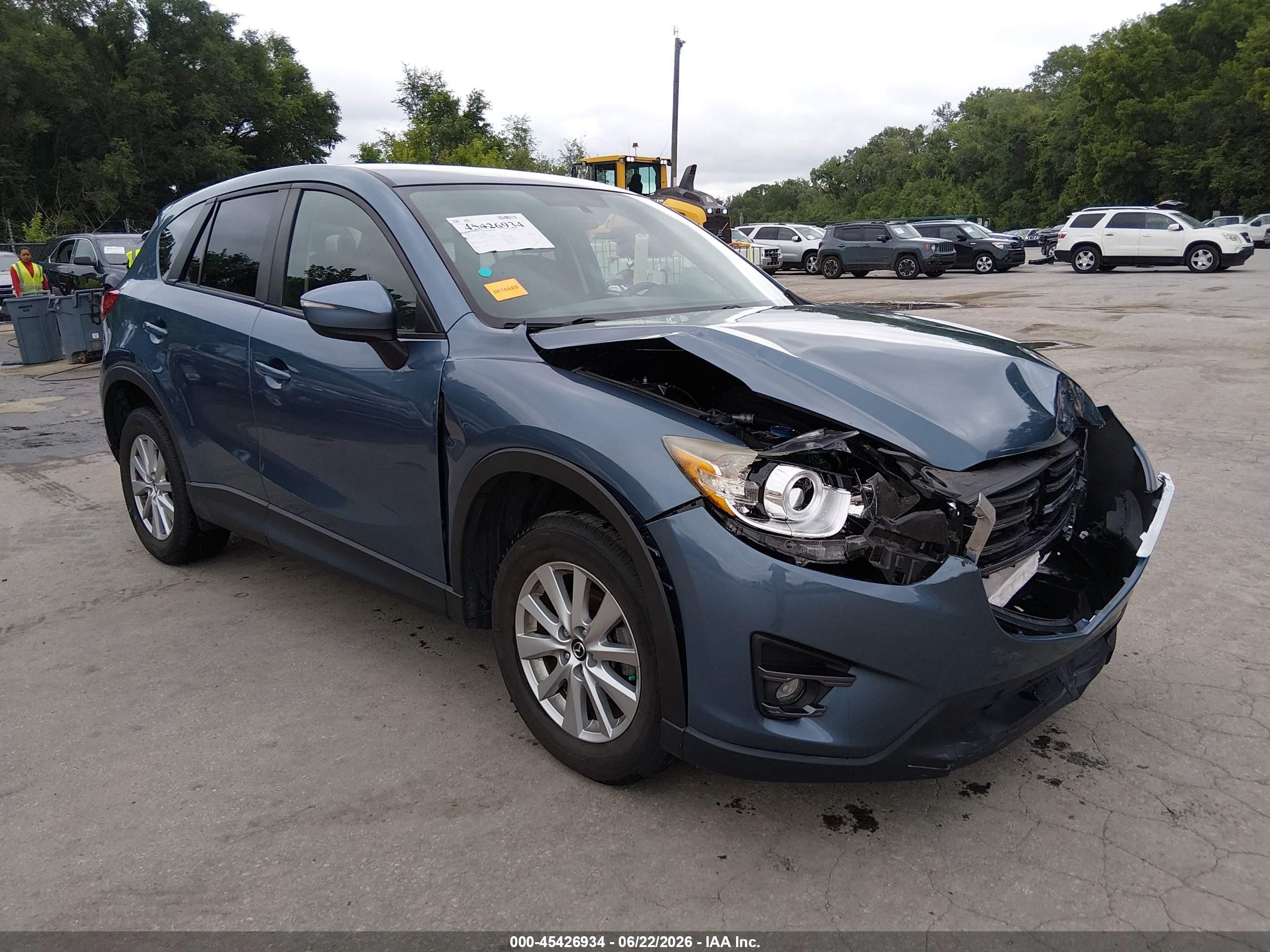 2016 Mazda CX-5 Touring, VIN JM3KE2CY6G0826991 — Front end