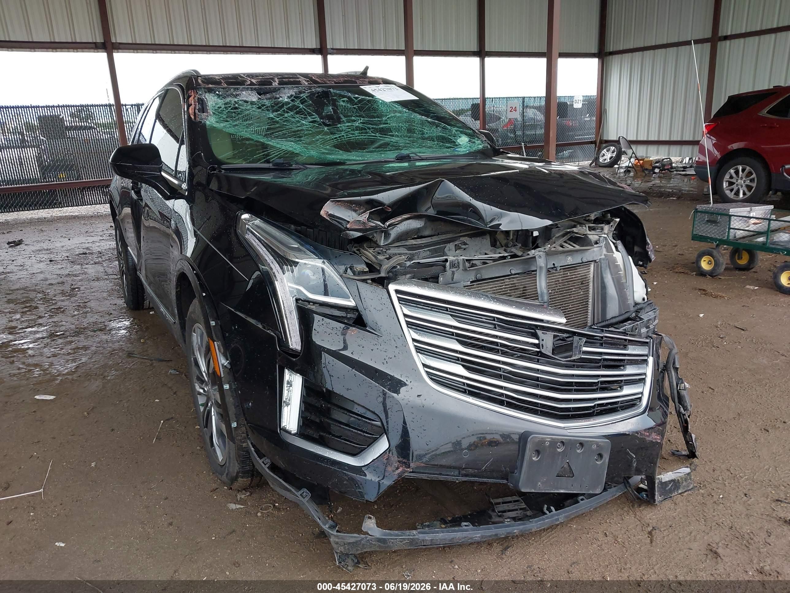 2017 Cadillac XT5 Premium Luxury FWD, VIN 1GYKNCRS3HZ292339 — Rollover