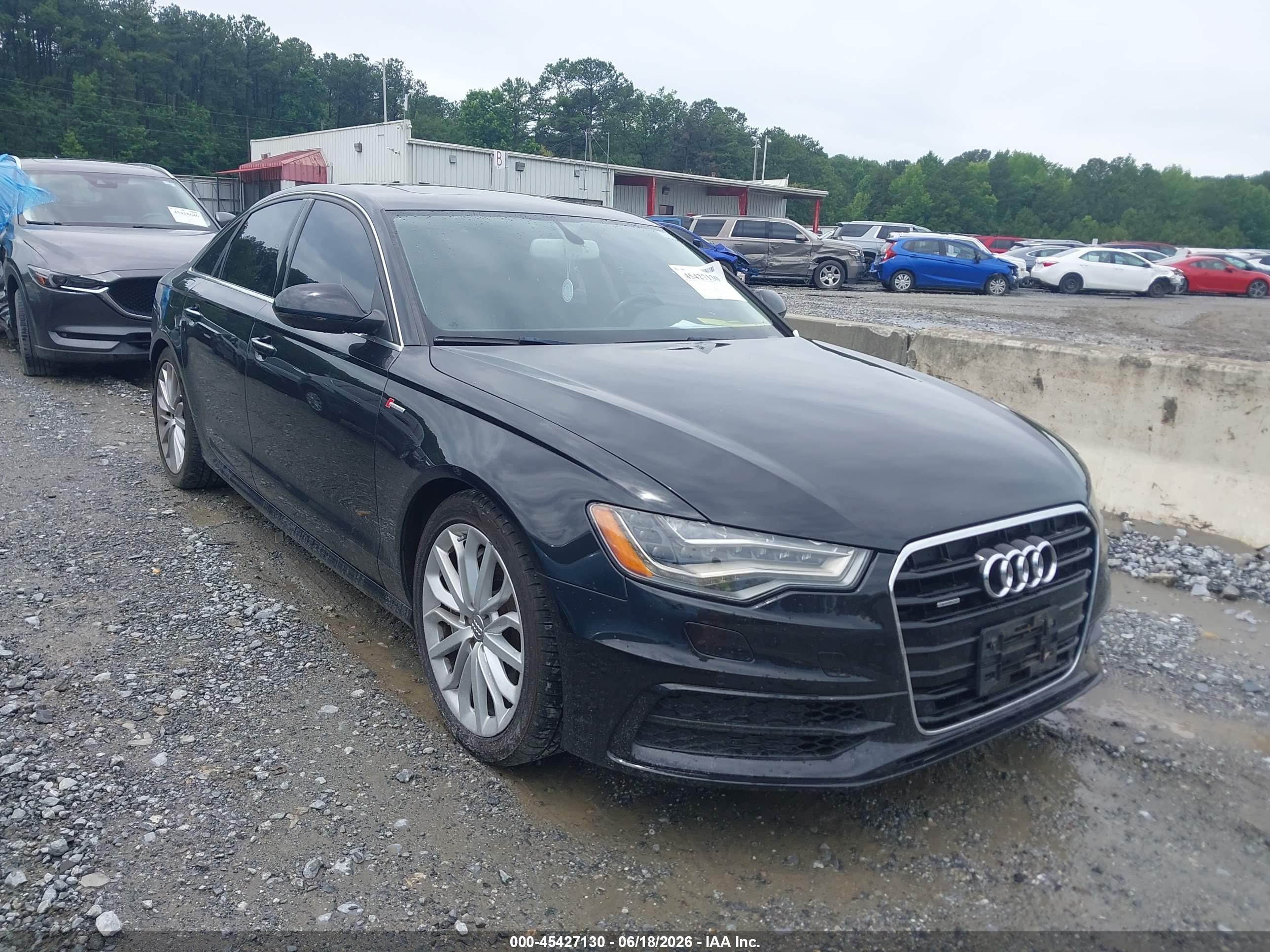 2012 Audi A6 Premium, VIN WAUBGAFC0CN006557 — Rear end