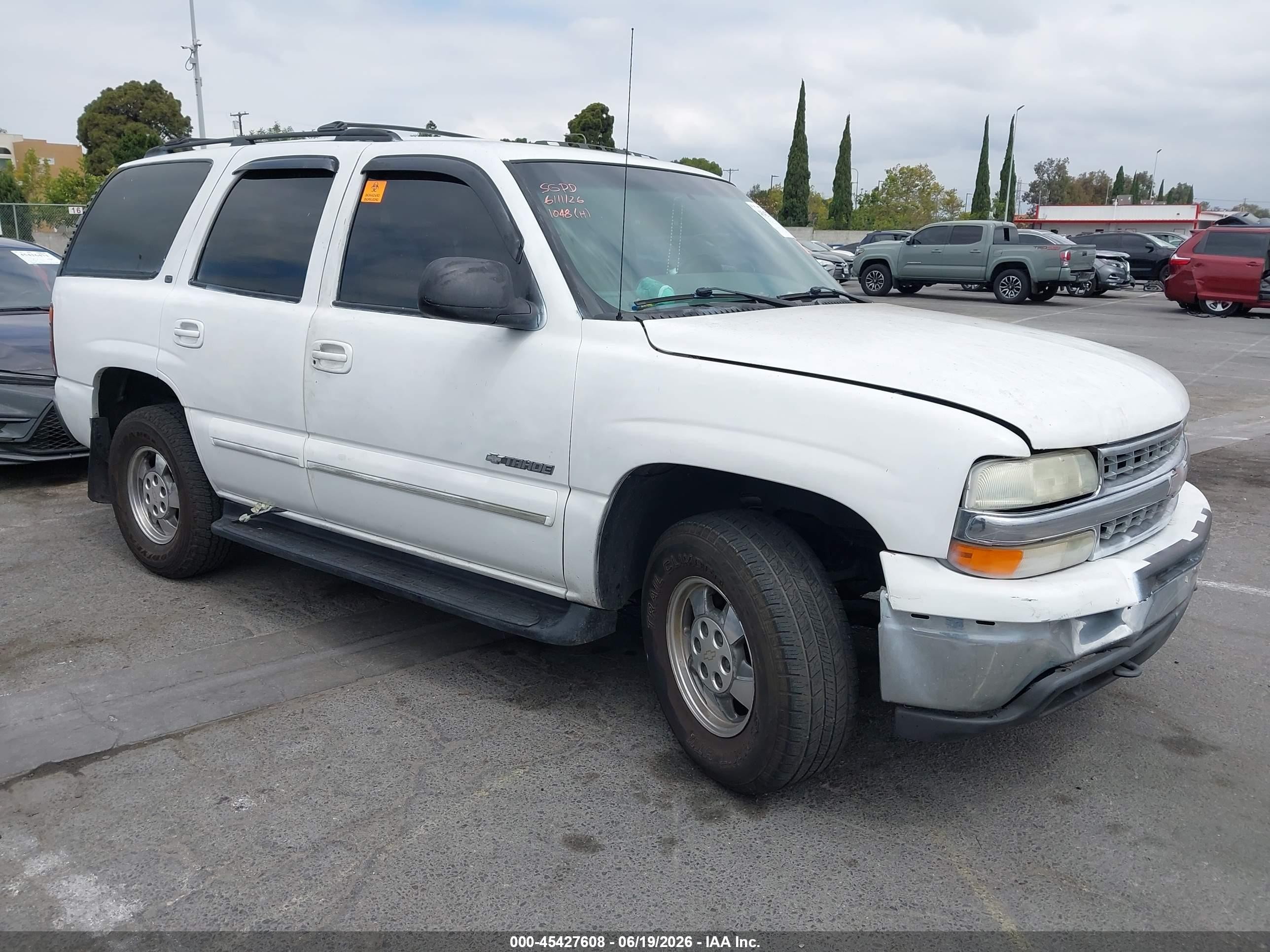 2001 Chevrolet Tahoe LS, VIN 1GNEC13T51R131048 — Theft recovery