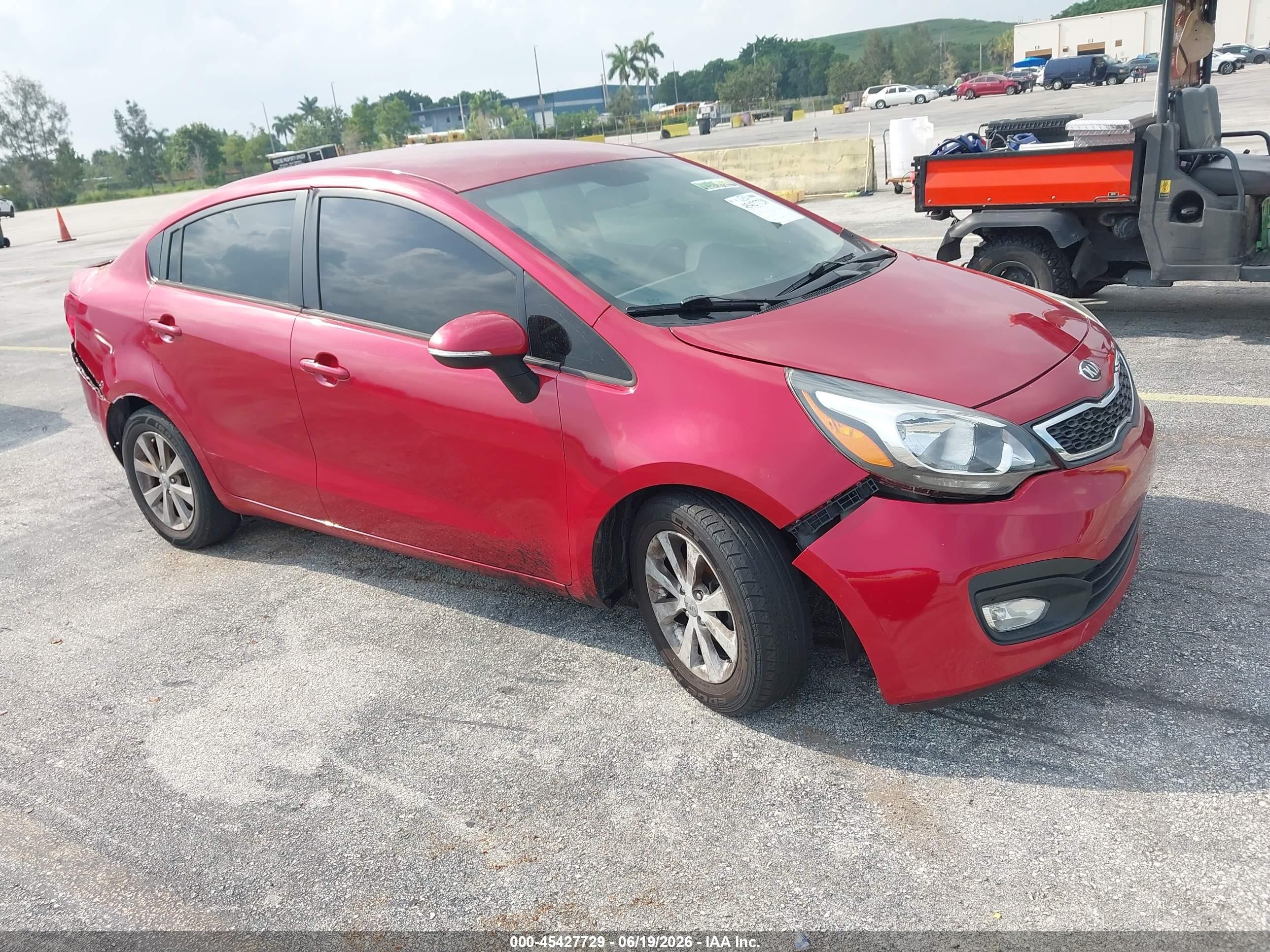 2013 Kia Rio EX, VIN KNADN4A39D6211300 — Normal wear