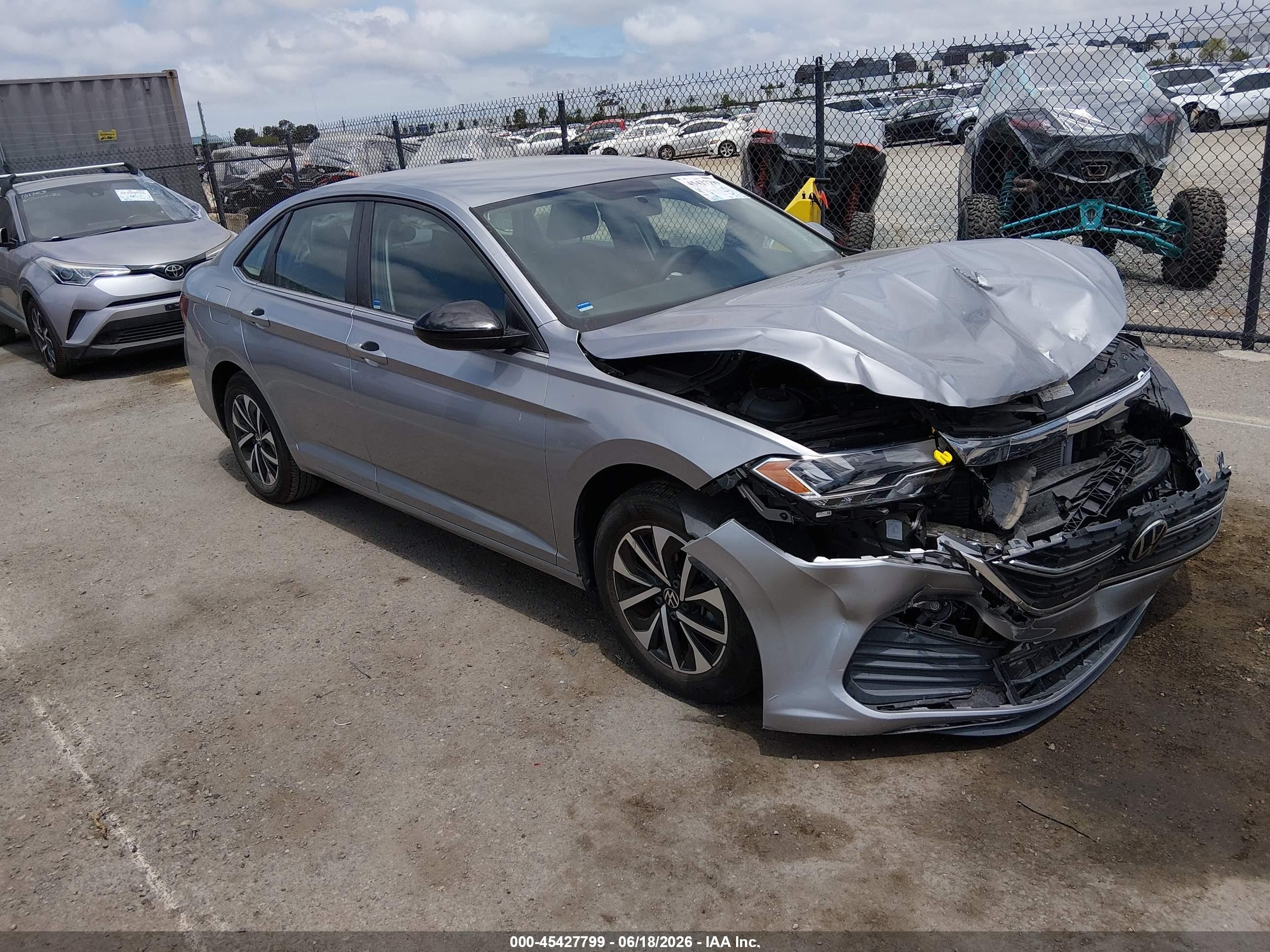 2022 Volkswagen Jetta S, VIN 3VWCM7BU6NM022239 — Front end