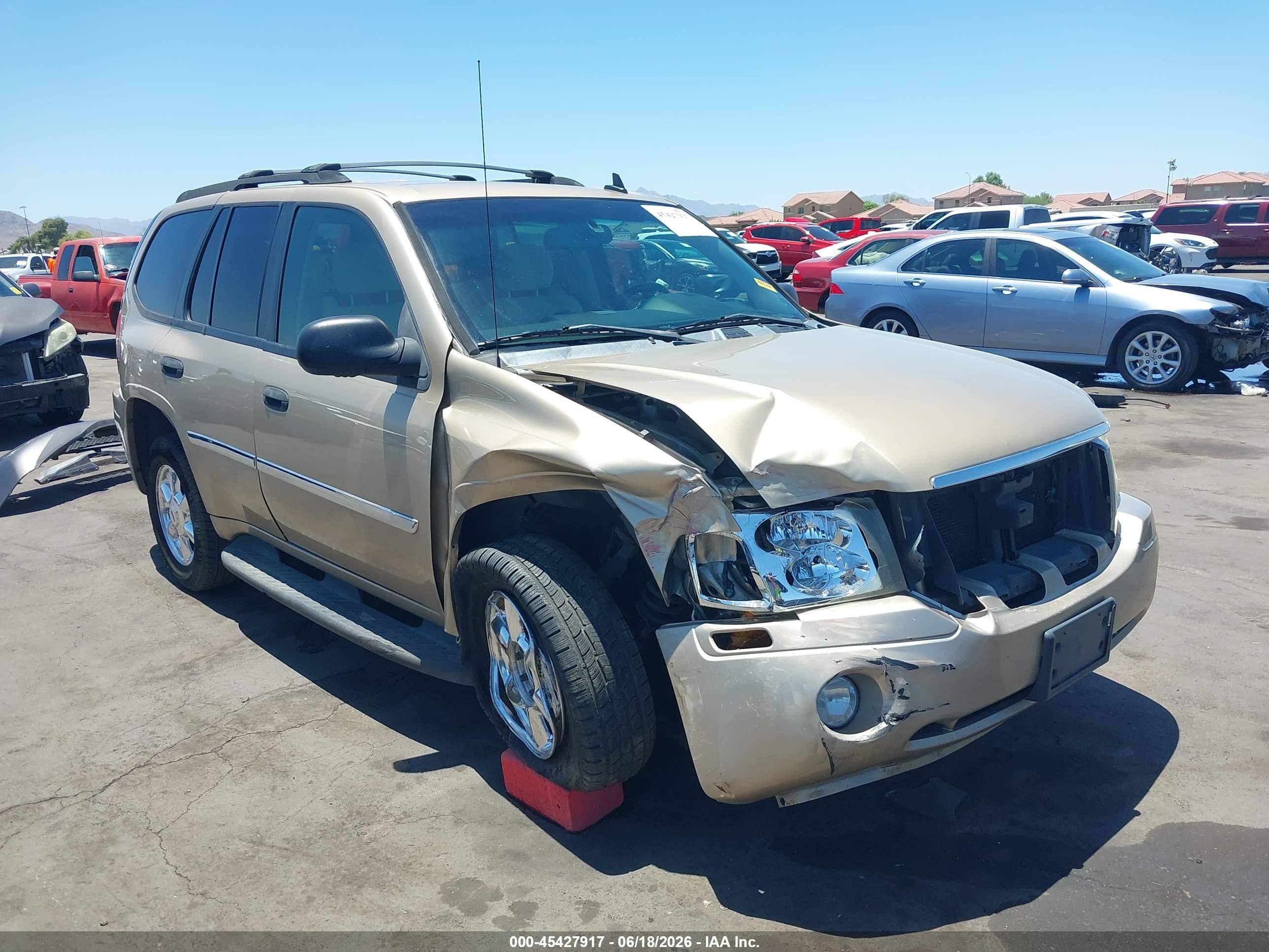 2007 GMC Envoy SLE, VIN 1GKDS13S172209250 — Перед