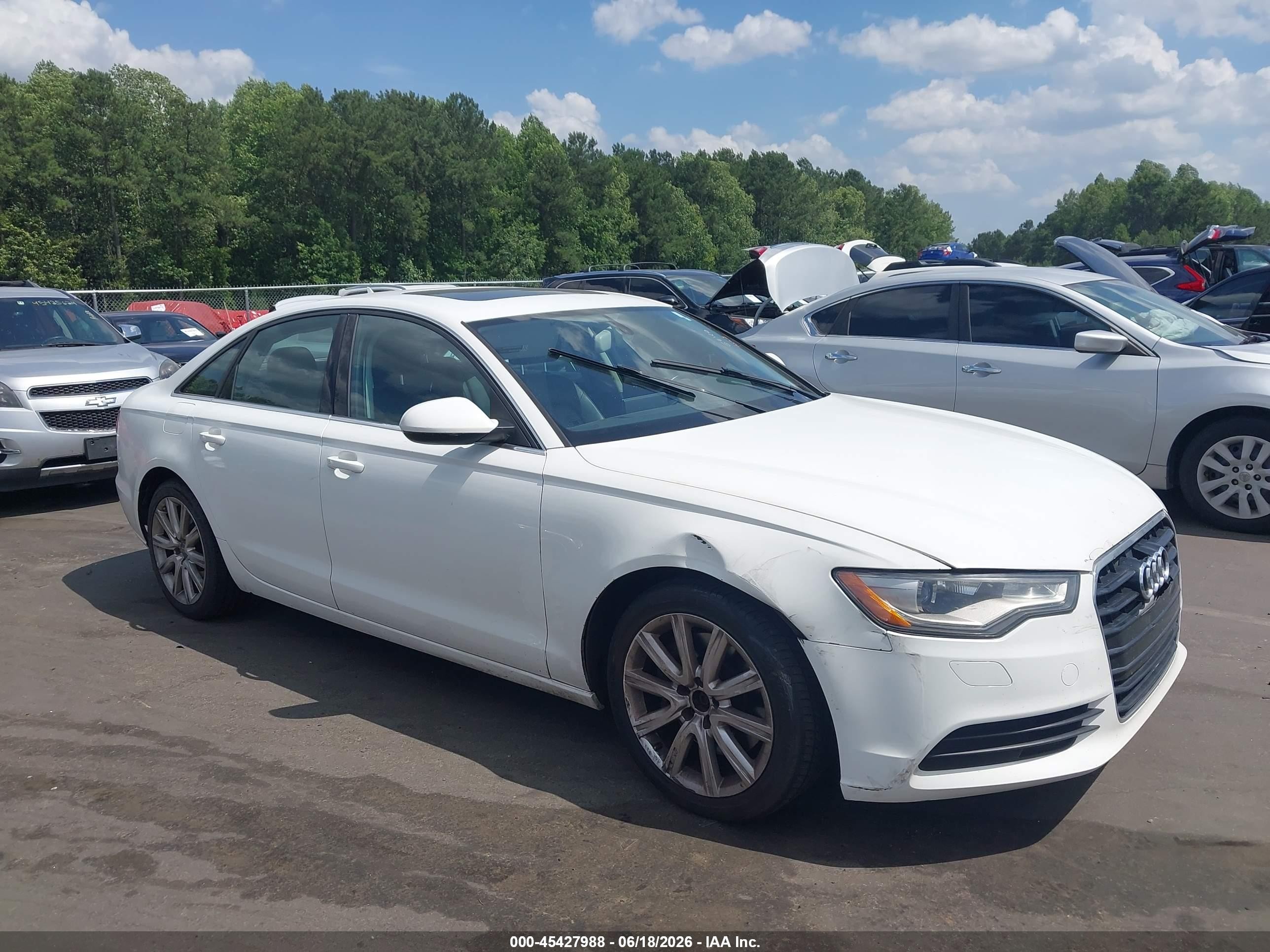 2015 Audi A6 Premium, VIN WAUCFAFC6FN034116 — Front end