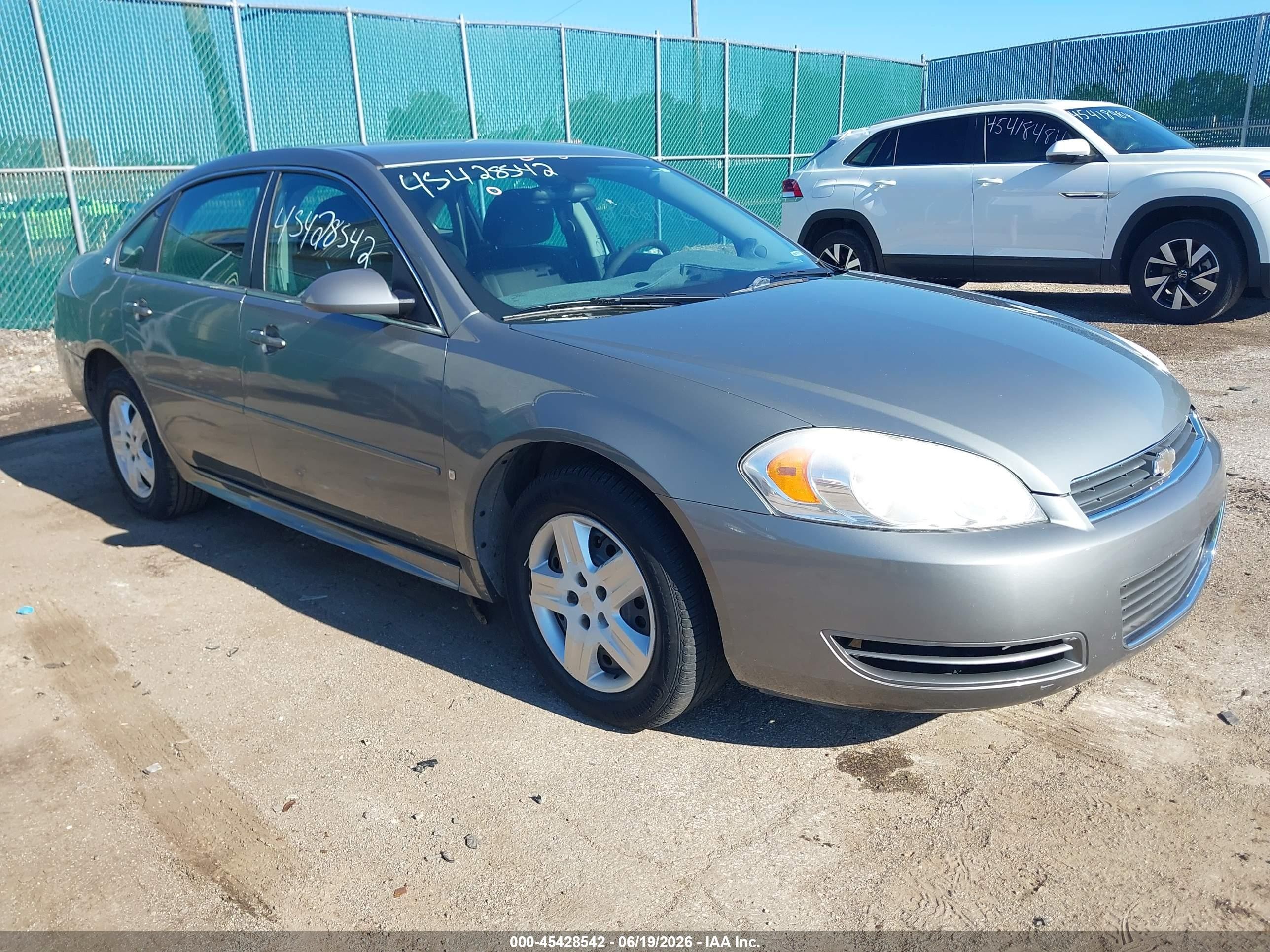 2009 Chevrolet Impala LS, VIN 2G1WB57K891262996 — Rear end
