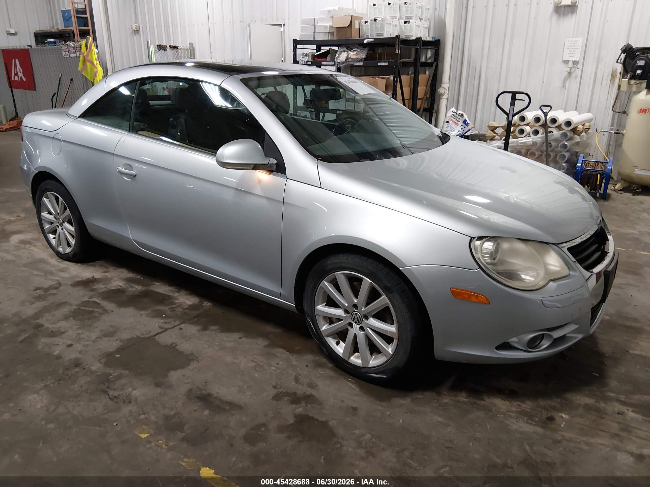 2008 Volkswagen Eos Turbo, VIN WVWBA71F48V003483 — Hail