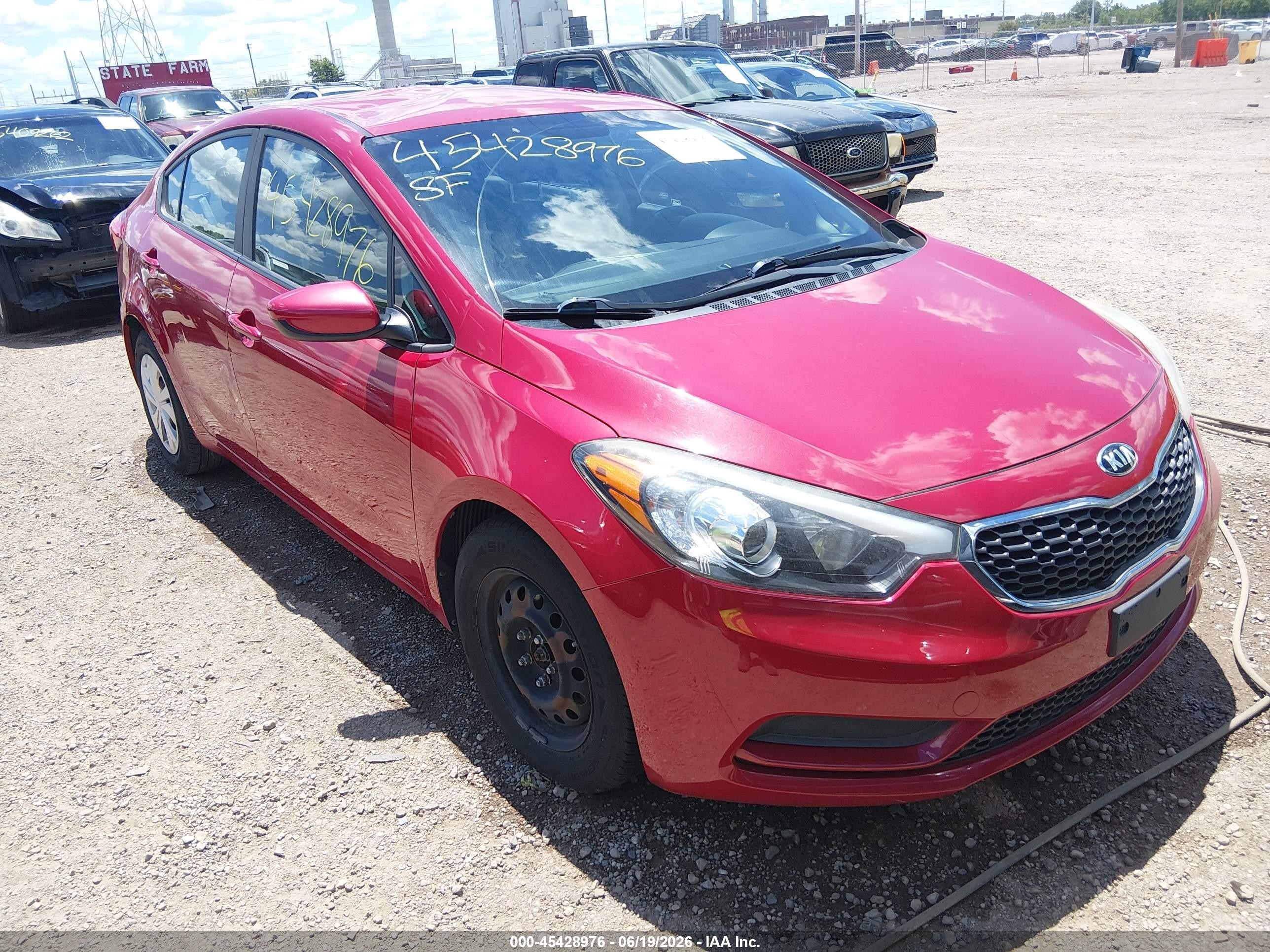 2016 Kia Forte LX, VIN KNAFK4A68G5613377 — Storm