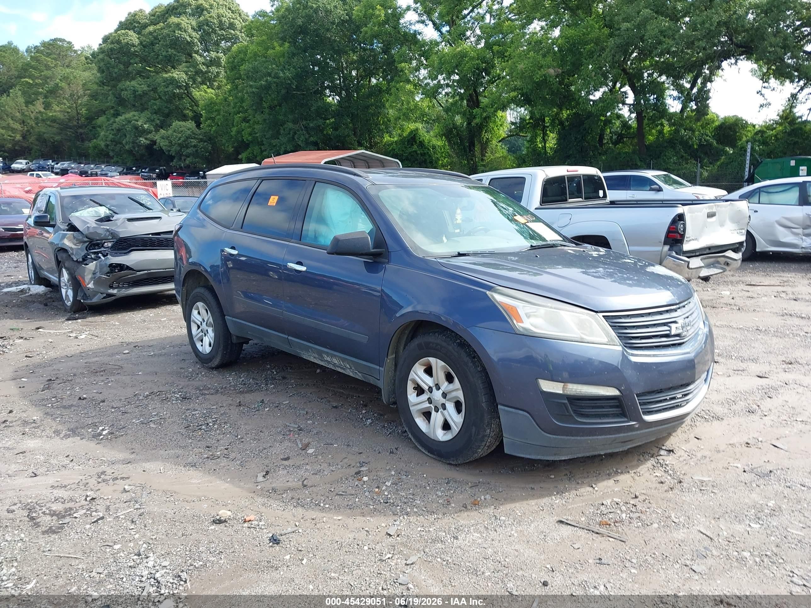 2013 Chevrolet Traverse LS, VIN 1GNKRFED0DJ227693 — Biohazard / chemical