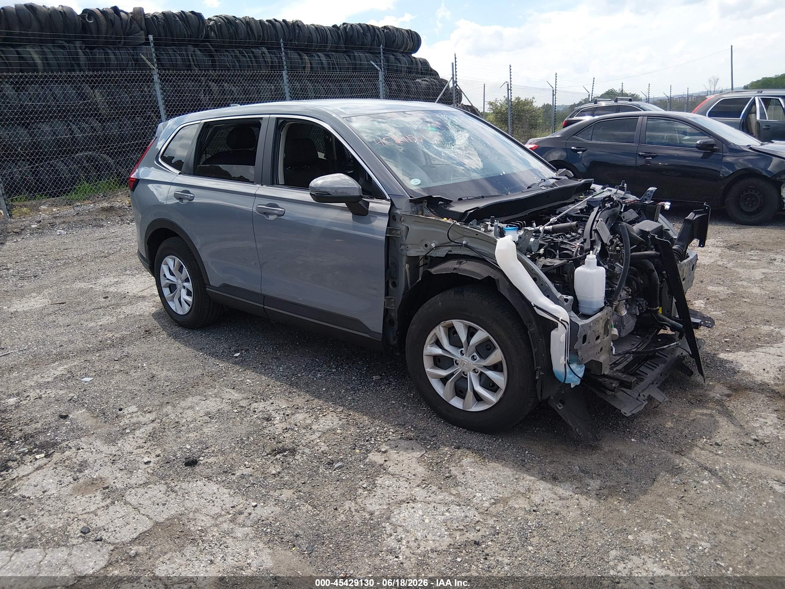 2025 Honda CR-V LX, VIN 7FARS3H27SE000529 — Stripped