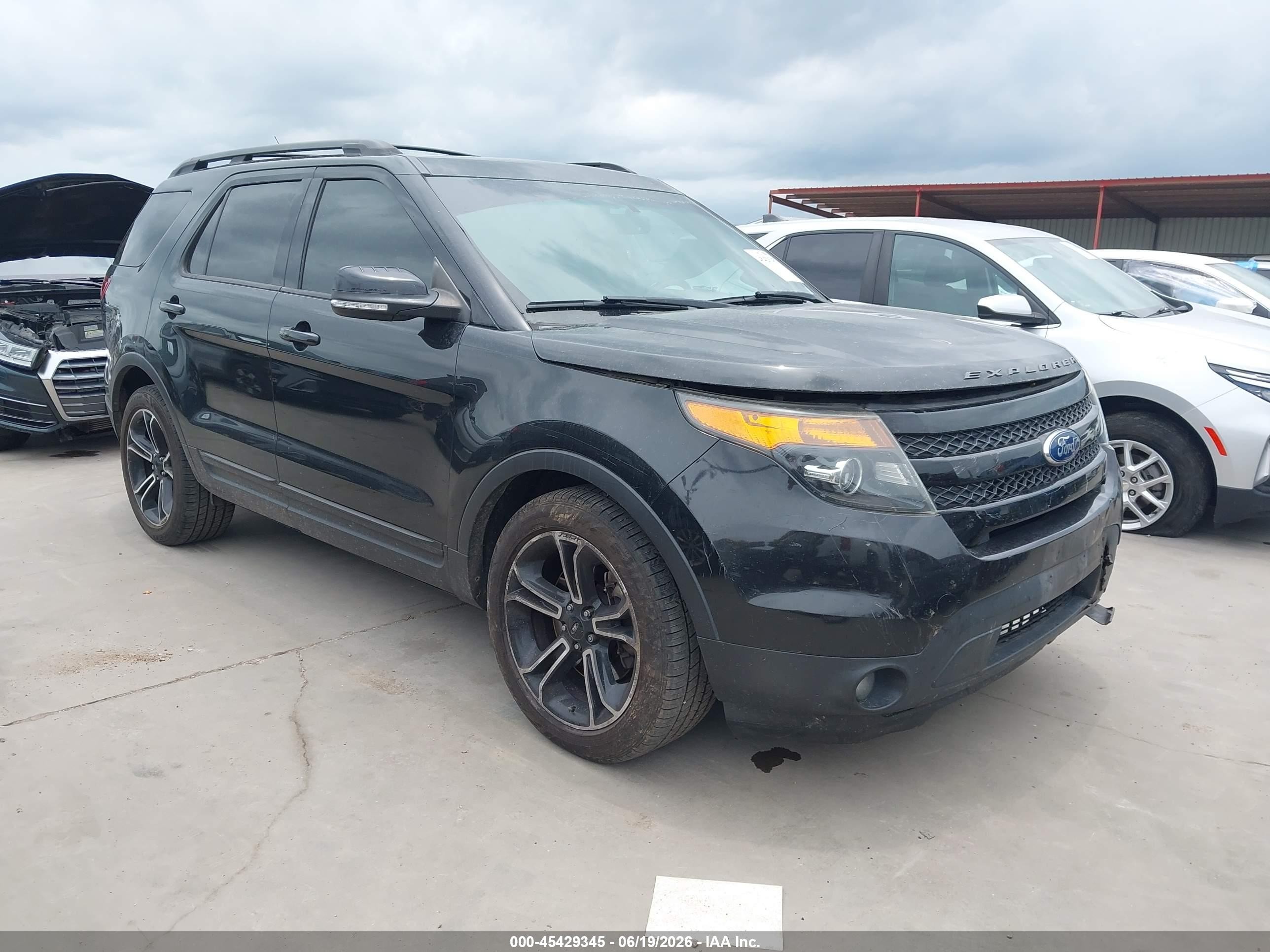 2015 Ford Explorer Sport, VIN 1FM5K8GT2FGB89096 — Front end