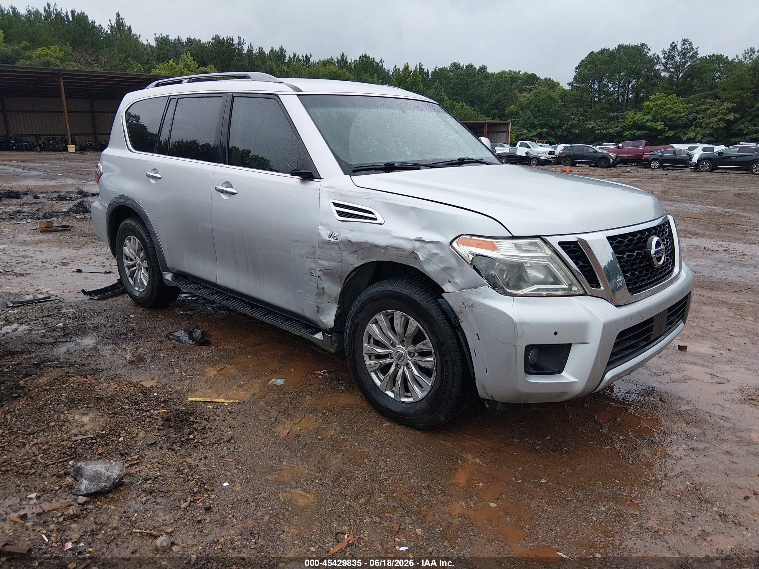 2017 Nissan Armada SV, VIN JN8AY2NC8H9503668 — All over