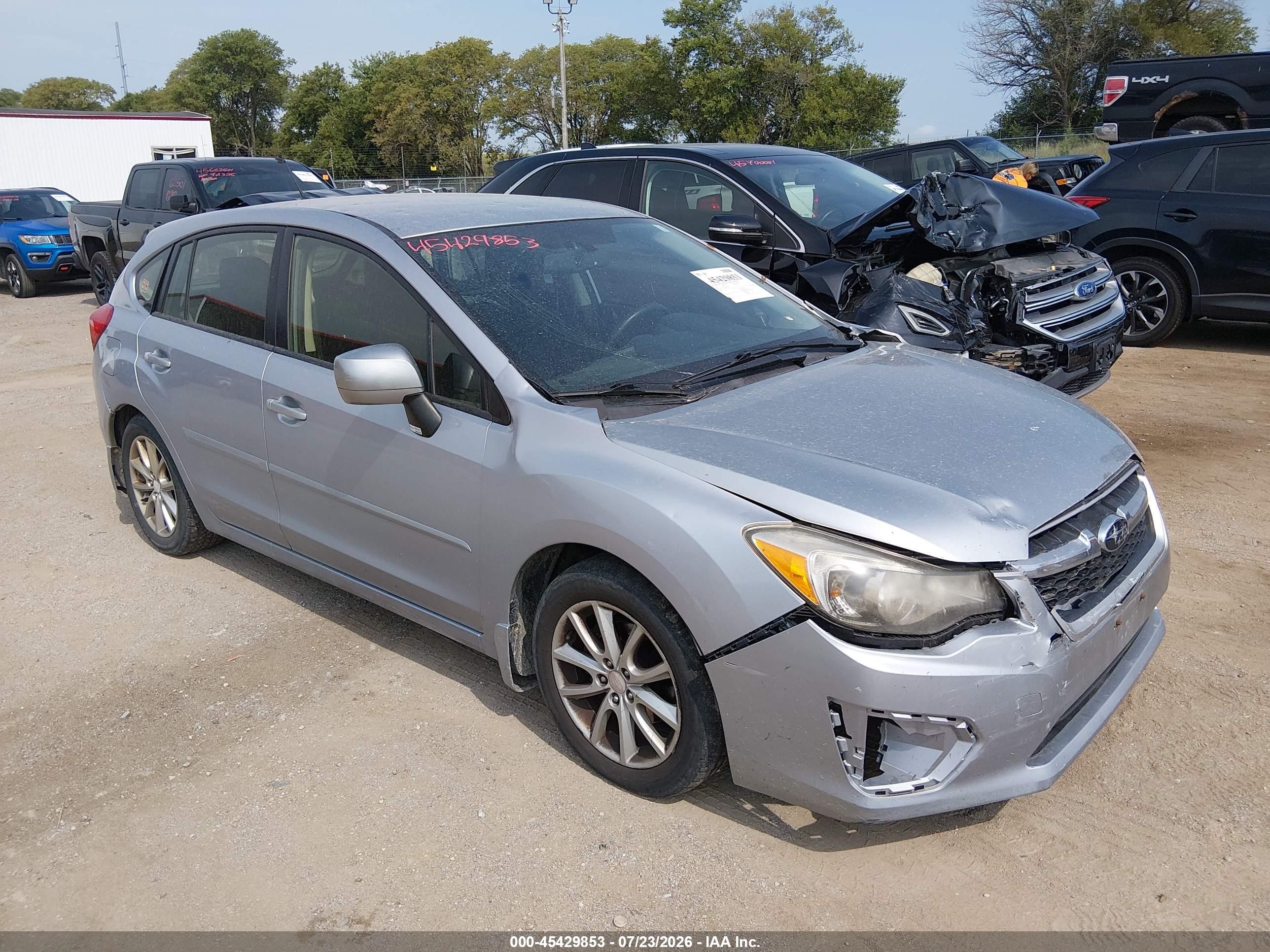 2014 Subaru Impreza Premium, VIN JF1GPAC6XE8224293 — Front end