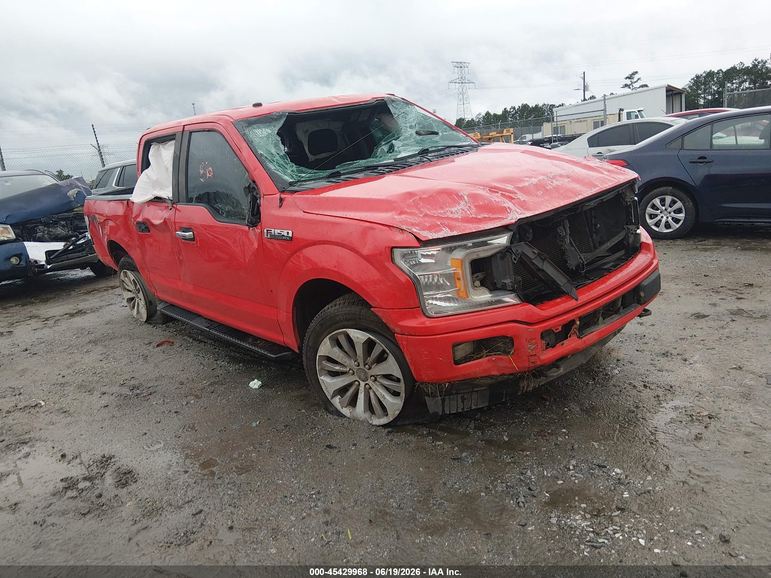 2018 Ford F-150 Lariat, VIN 1FTEW1EG2JFB49900 — Biohazard / chemical