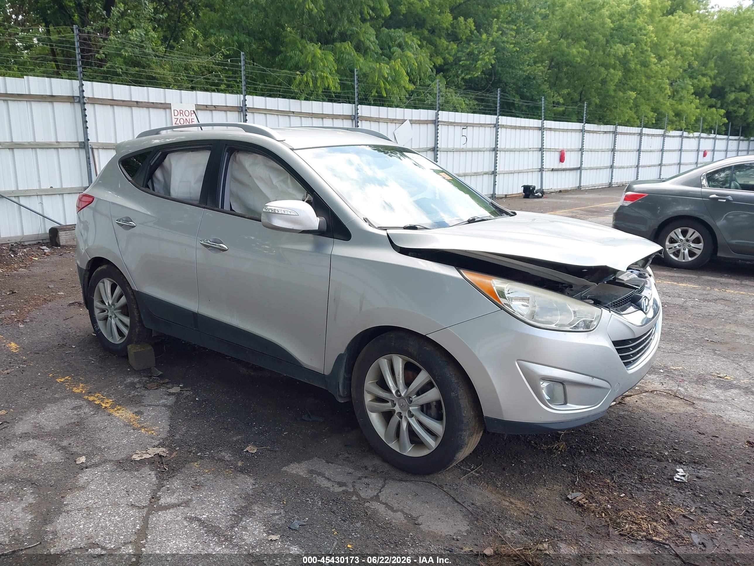 2012 Hyundai Tucson Limited, VIN KM8JU3AC4CU499462 — Biohazard / chemical