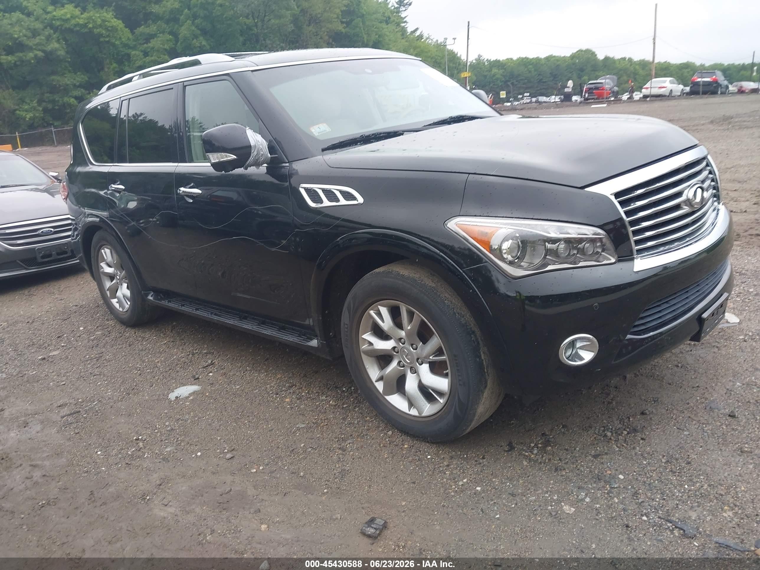 2012 Infiniti QX56 7-passenger, VIN JN8AZ2NE6C9021899 — Vandalism
