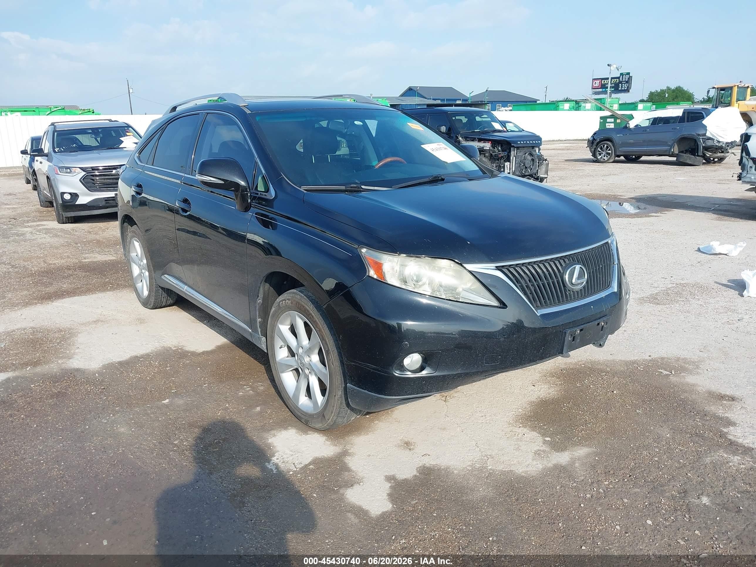 2012 Lexus RX 350, VIN JTJZK1BA6C2413754 — Front end