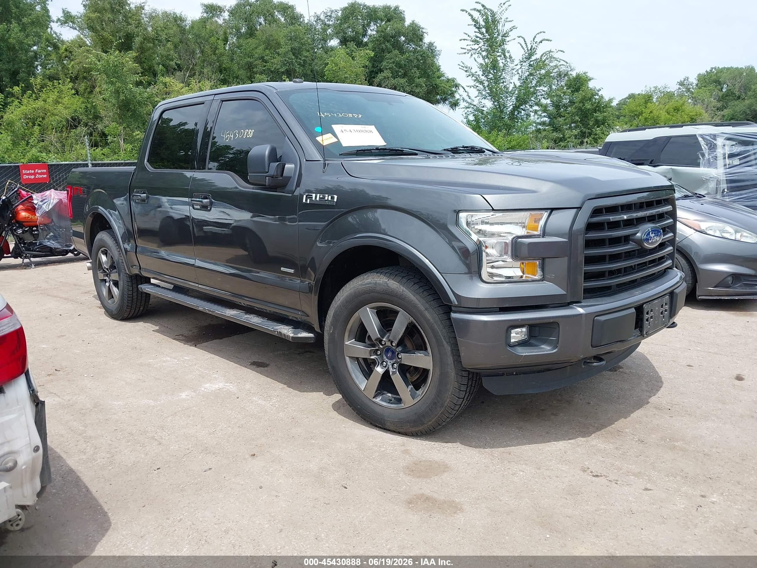 2016 Ford F-150 King Ranch, VIN 1FTEW1EG1GFD35615 — Fresh water flood