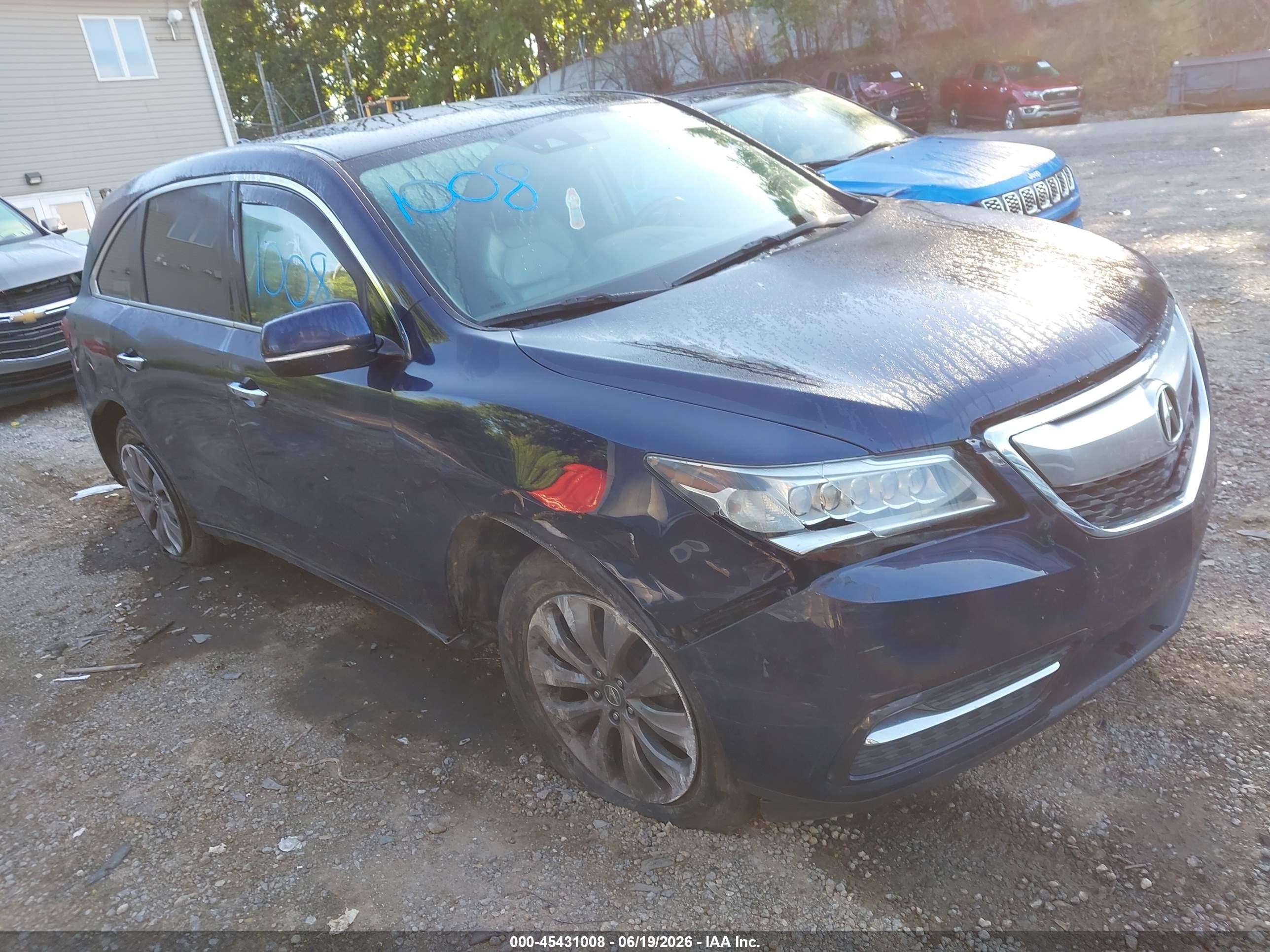 2016 Acura MDX Technology, VIN 5FRYD4H42GB034361 — All over