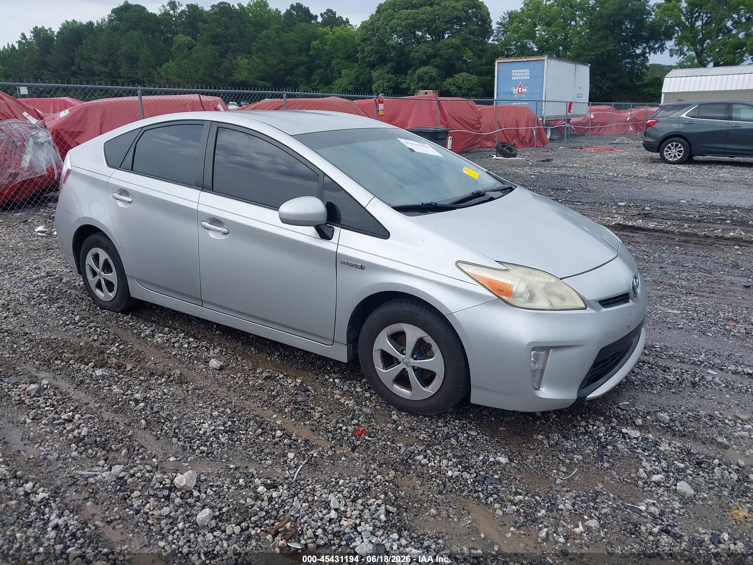 2013 Toyota Prius Persona, VIN JTDKN3DU0D5578648 — Normal wear