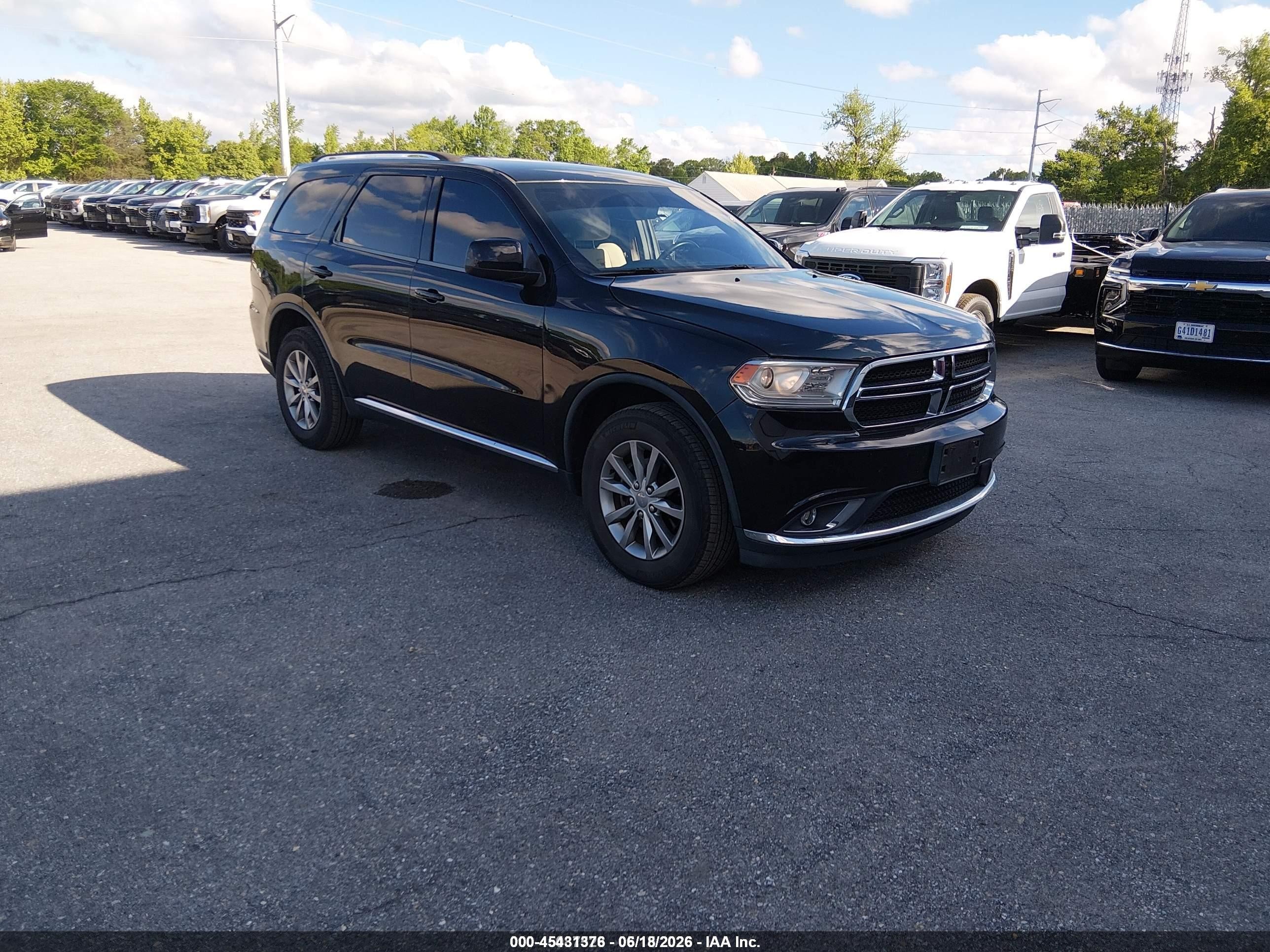 2017 Dodge Durango SXT, VIN 1C4RDJAG8HC680947 — Normal wear
