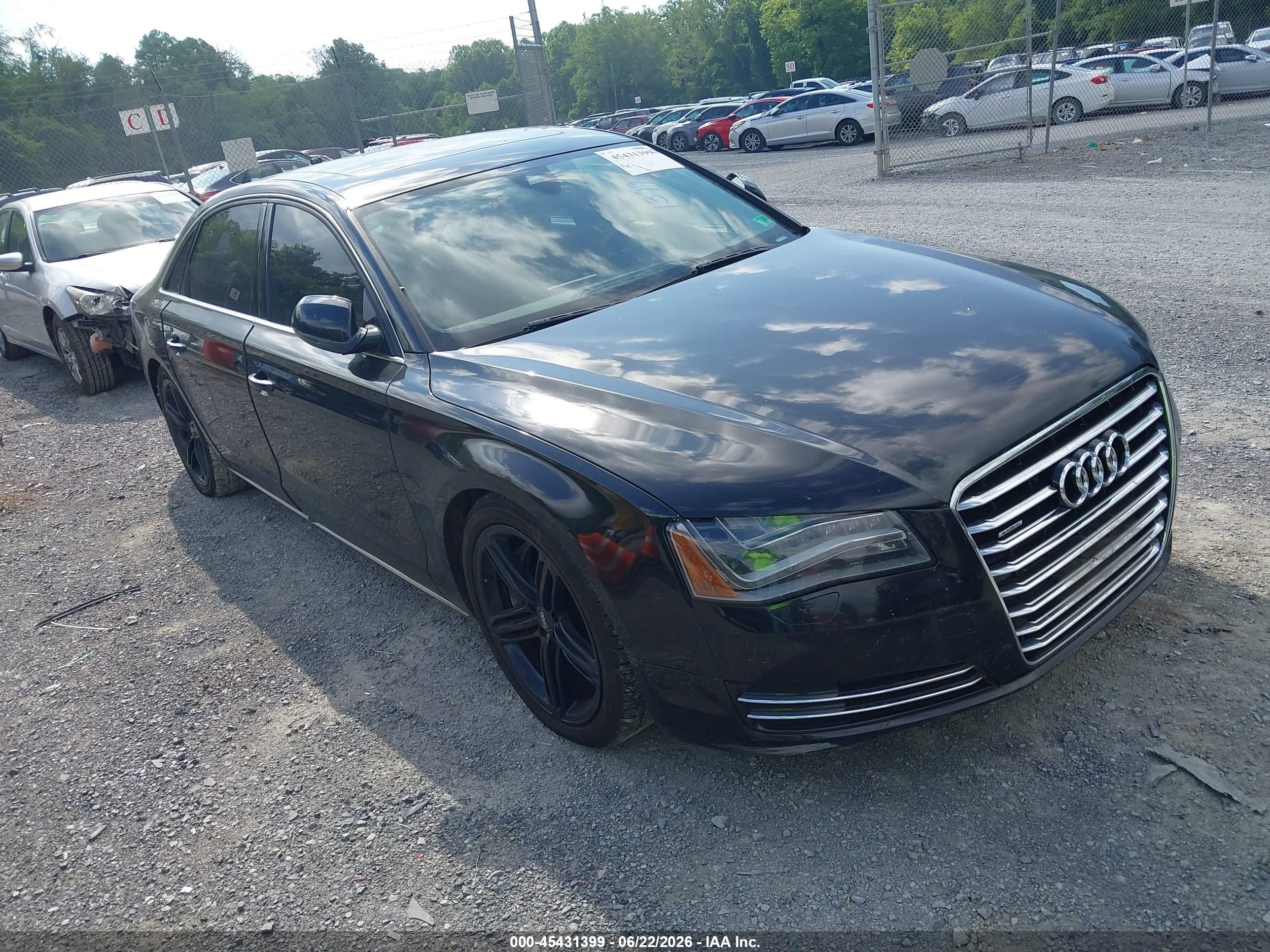 2011 Audi A8, VIN WAURVAFDXBN016654 — Front end