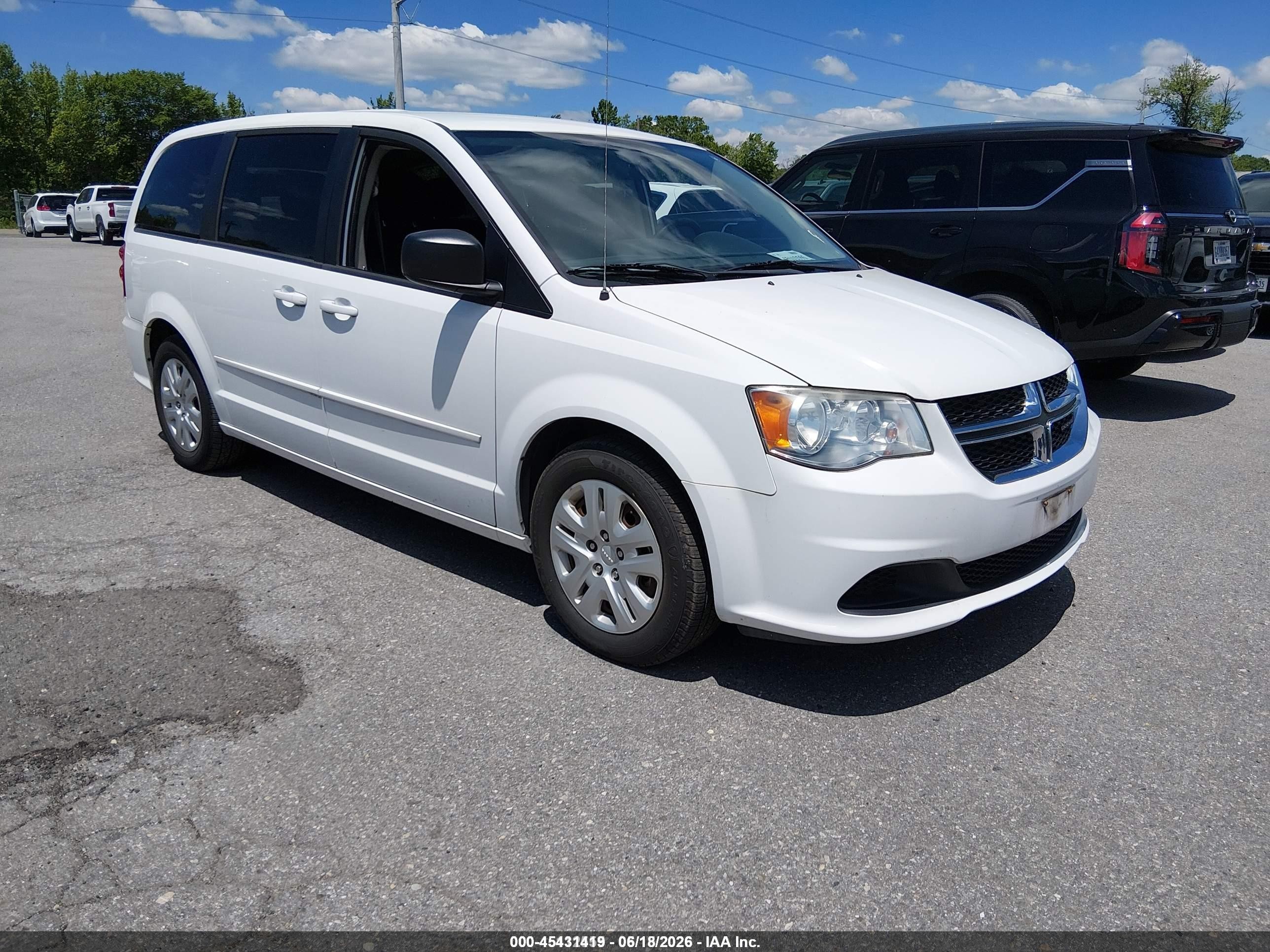 2016 Dodge Grand Caravan SE, VIN 2C4RDGBG5GR114333 — Обычный износ