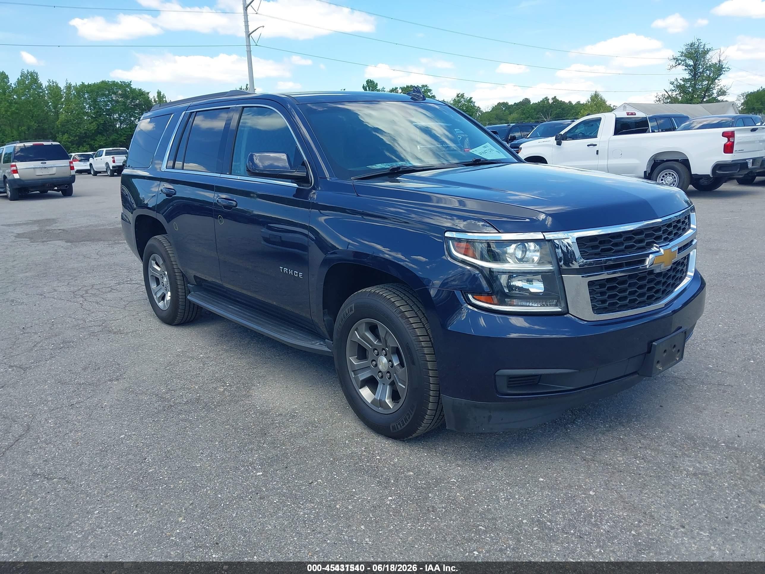 2018 Chevrolet Tahoe LS, VIN 1GNSKAEC6JR338602 — Обычный износ