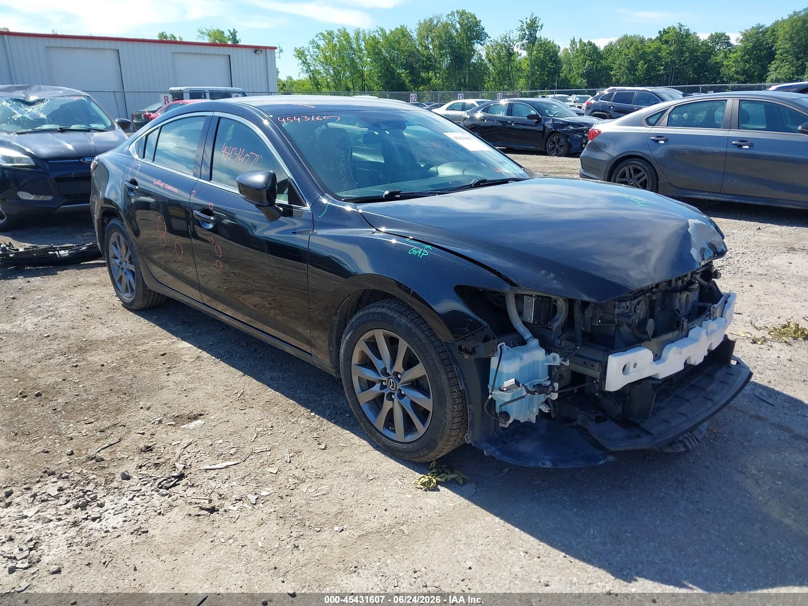 2018 Mazda 6 Sport, VIN JM1GL1UM2J1328590 — Front end