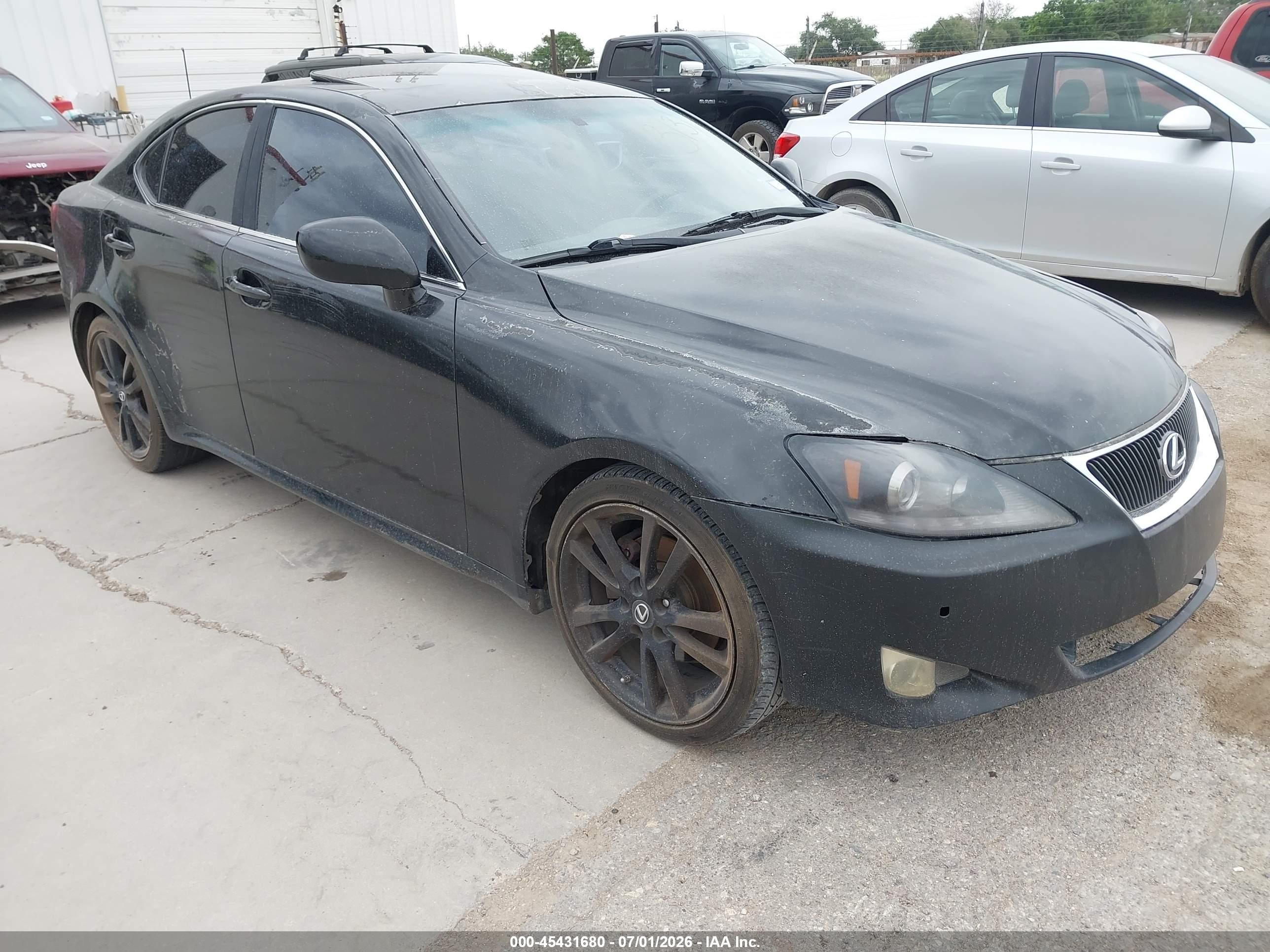 2007 Lexus IS 250, VIN JTHBK262475044313 — Side