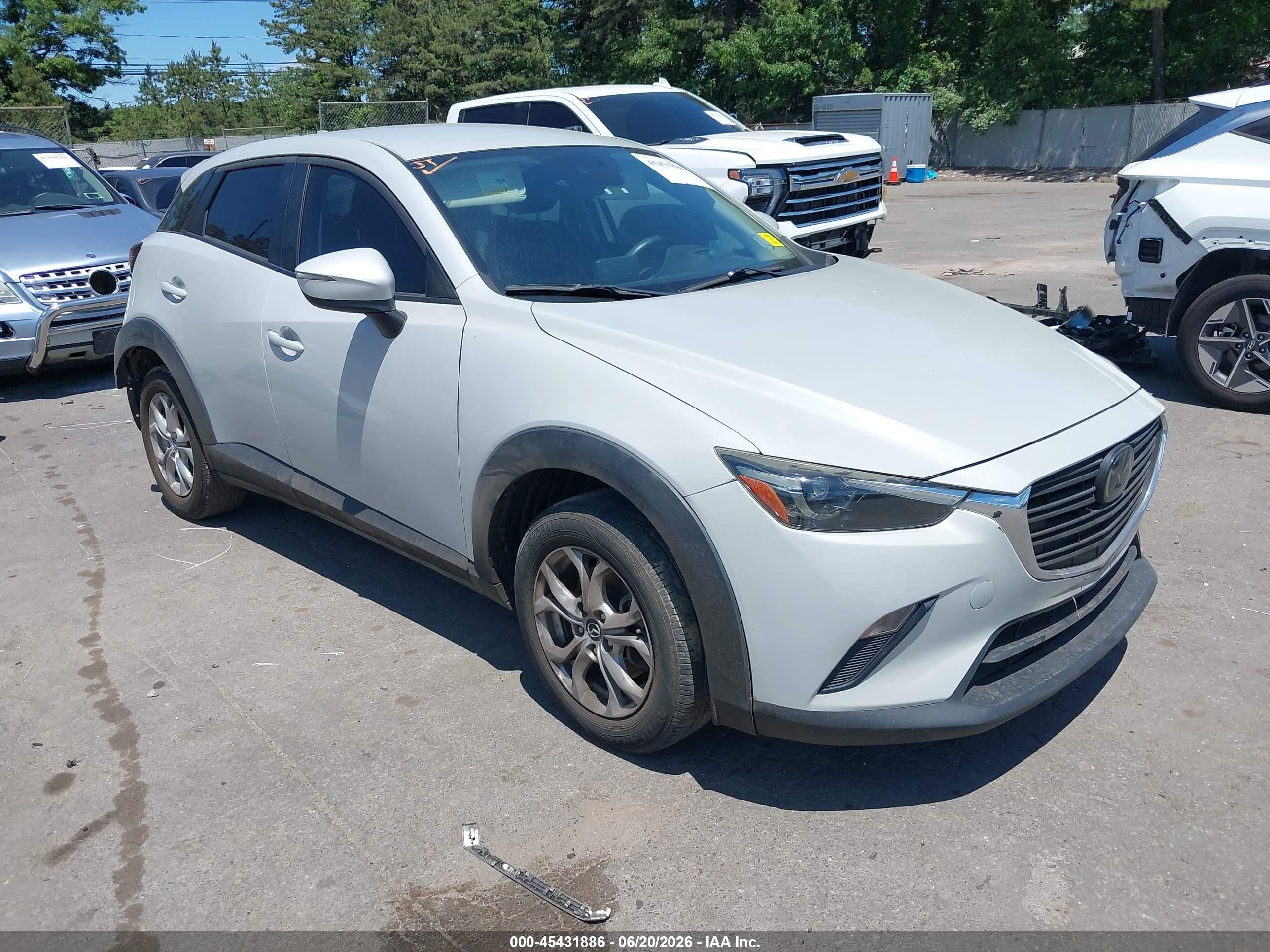 2021 Mazda CX-3 Sport, VIN JM1DKFB78M1505597 — Rear end
