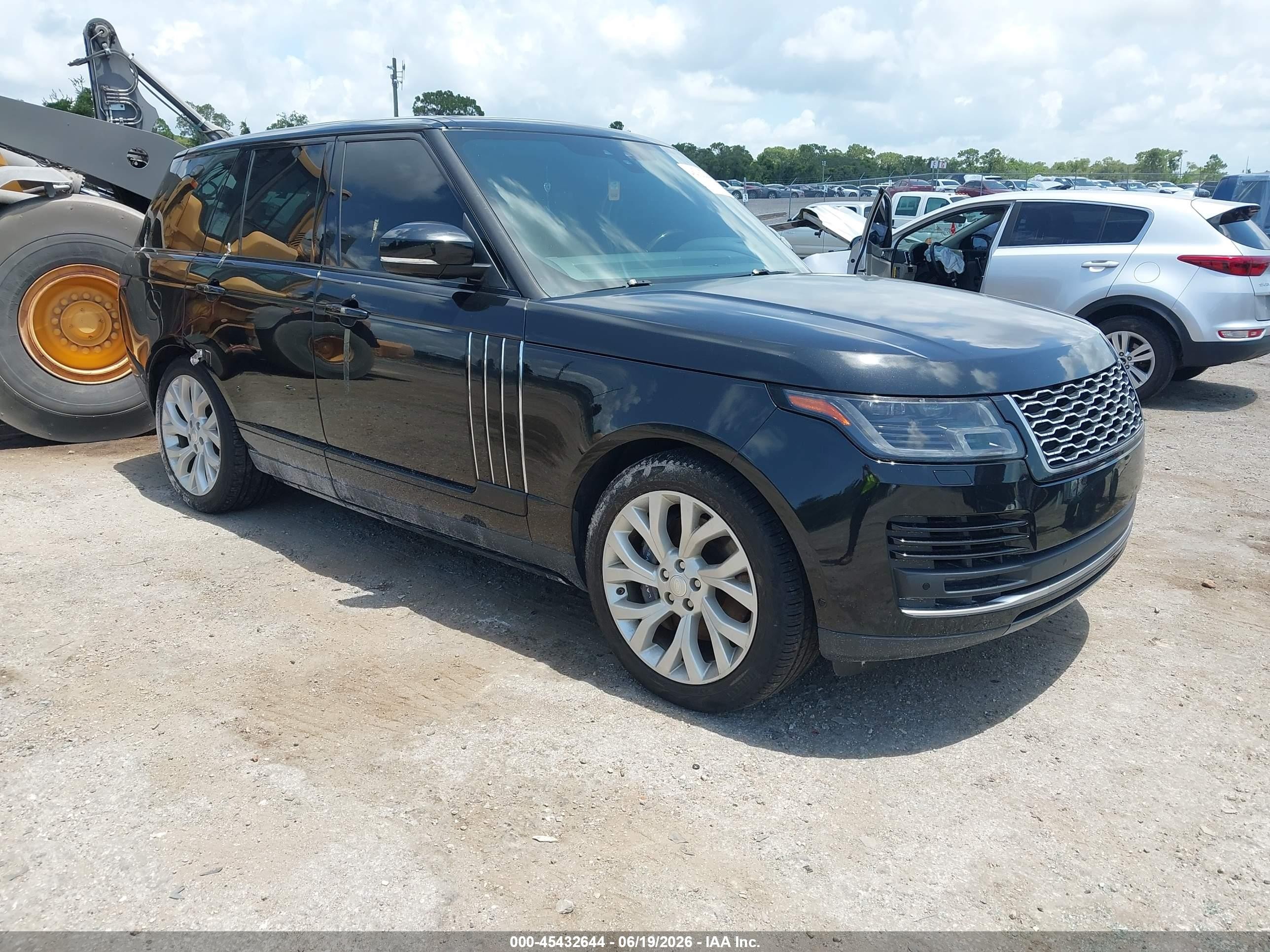 2019 Land Rover Range Rover HSE, VIN SALGS2SV7KA543770 — Theft recovery